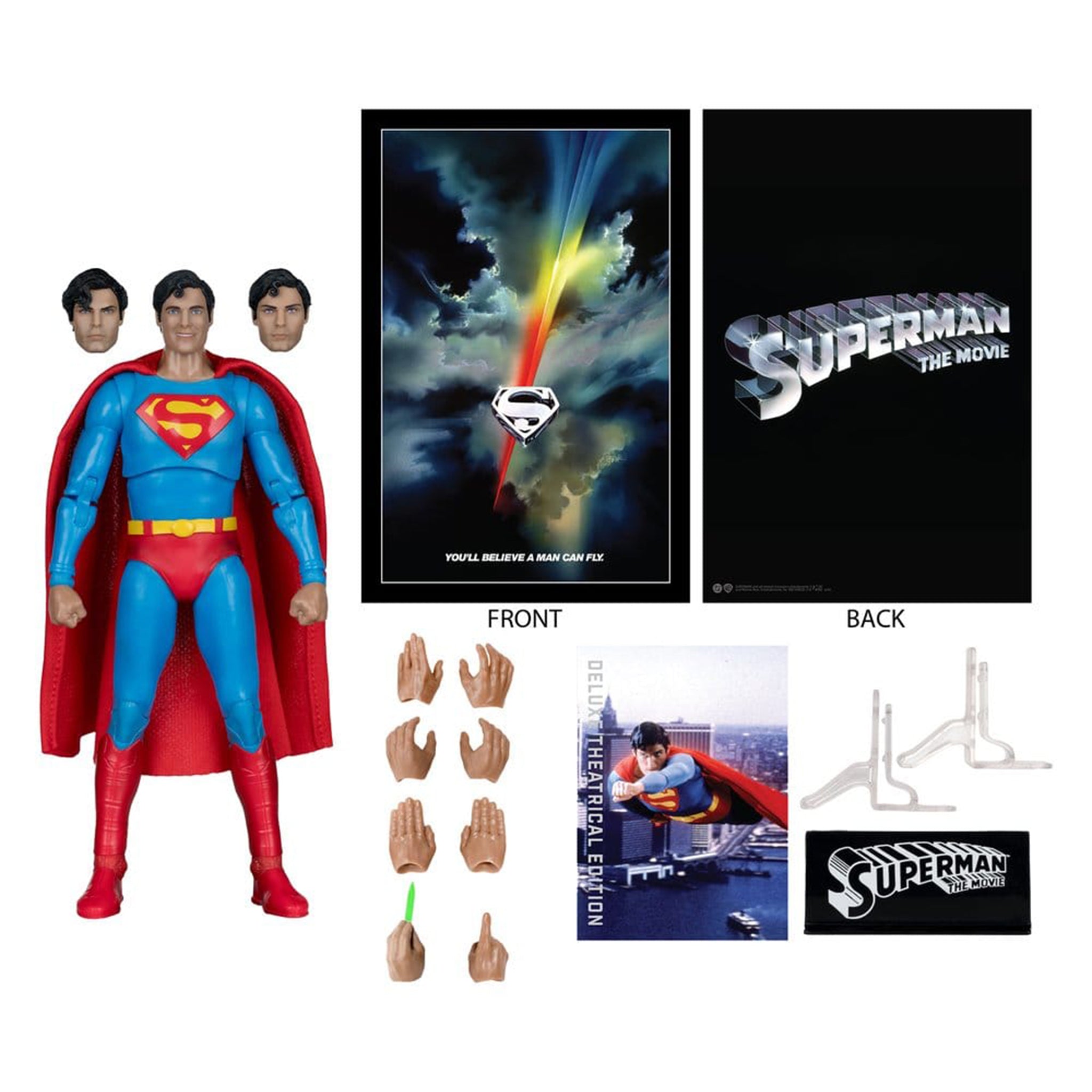 DC Multiverse Superman 1978 Christopher Reeve McFarlane Toys Action Figure Deluxe Theatrical Edition