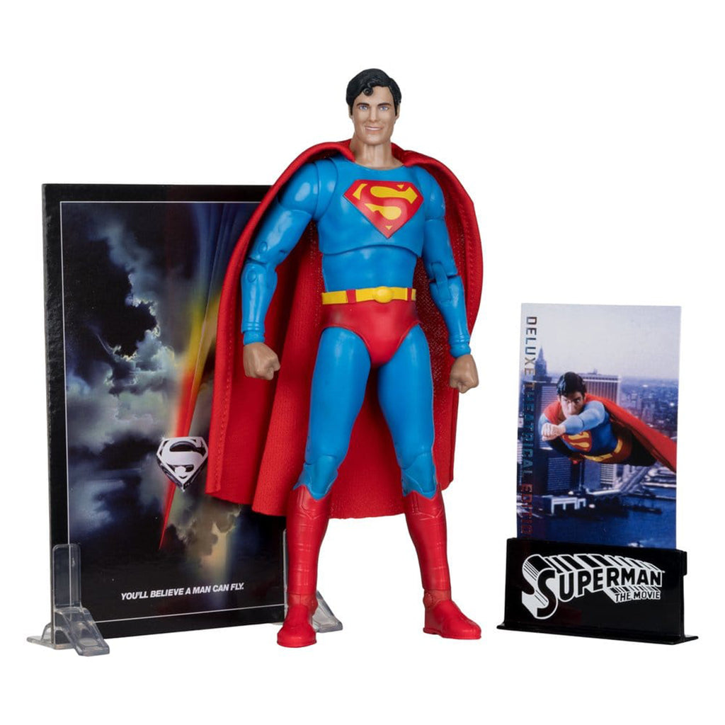 DC Multiverse Superman 1978 Christopher Reeve McFarlane Toys Action Figure Deluxe Theatrical Edition