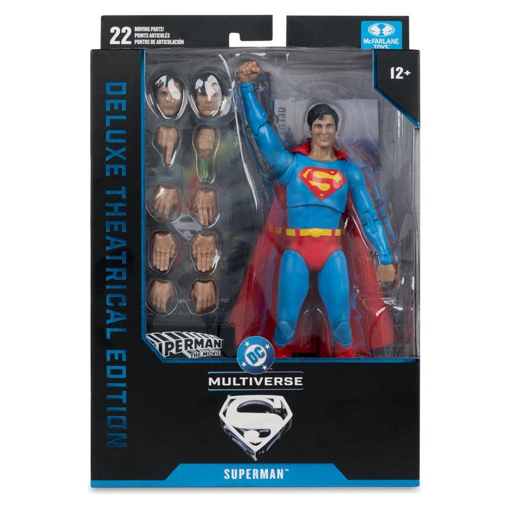 DC Multiverse Superman 1978 Christopher Reeve McFarlane Toys Action Figure Deluxe Theatrical Edition