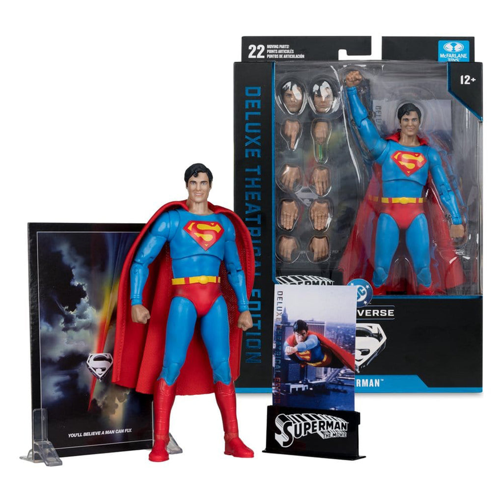 DC Multiverse Superman 1978 Christopher Reeve McFarlane Toys Action Figure Deluxe Theatrical Edition