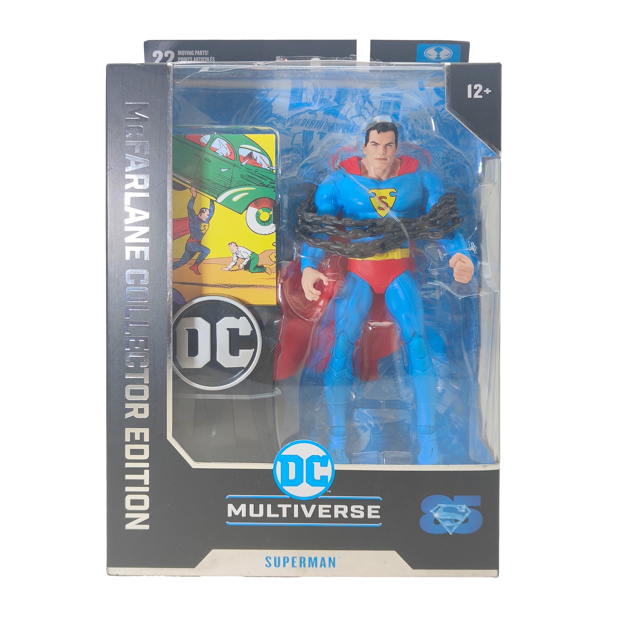 DC Multiverse Superman Action Comics #1 Collector Edition McFarlane Toys Action Figure 2023 18cm – Superman, McFarlane Toys, 18 cm, 2023, pre-owned collector piece, Uncanny Collectibles Dublin Ireland