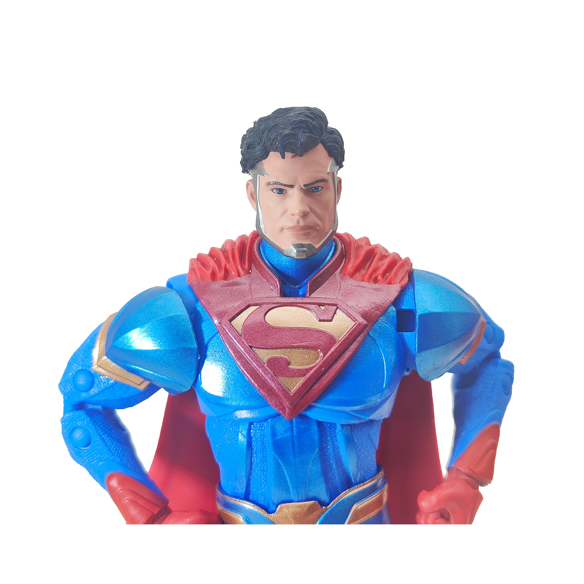 DC Multiverse Superman Injustice 2 McFarlane Toys Action Figure 2023 18cm – Superman, McFarlane Toys, 18 cm, 2023, pre-owned collector piece, Uncanny Collectibles Dublin Ireland