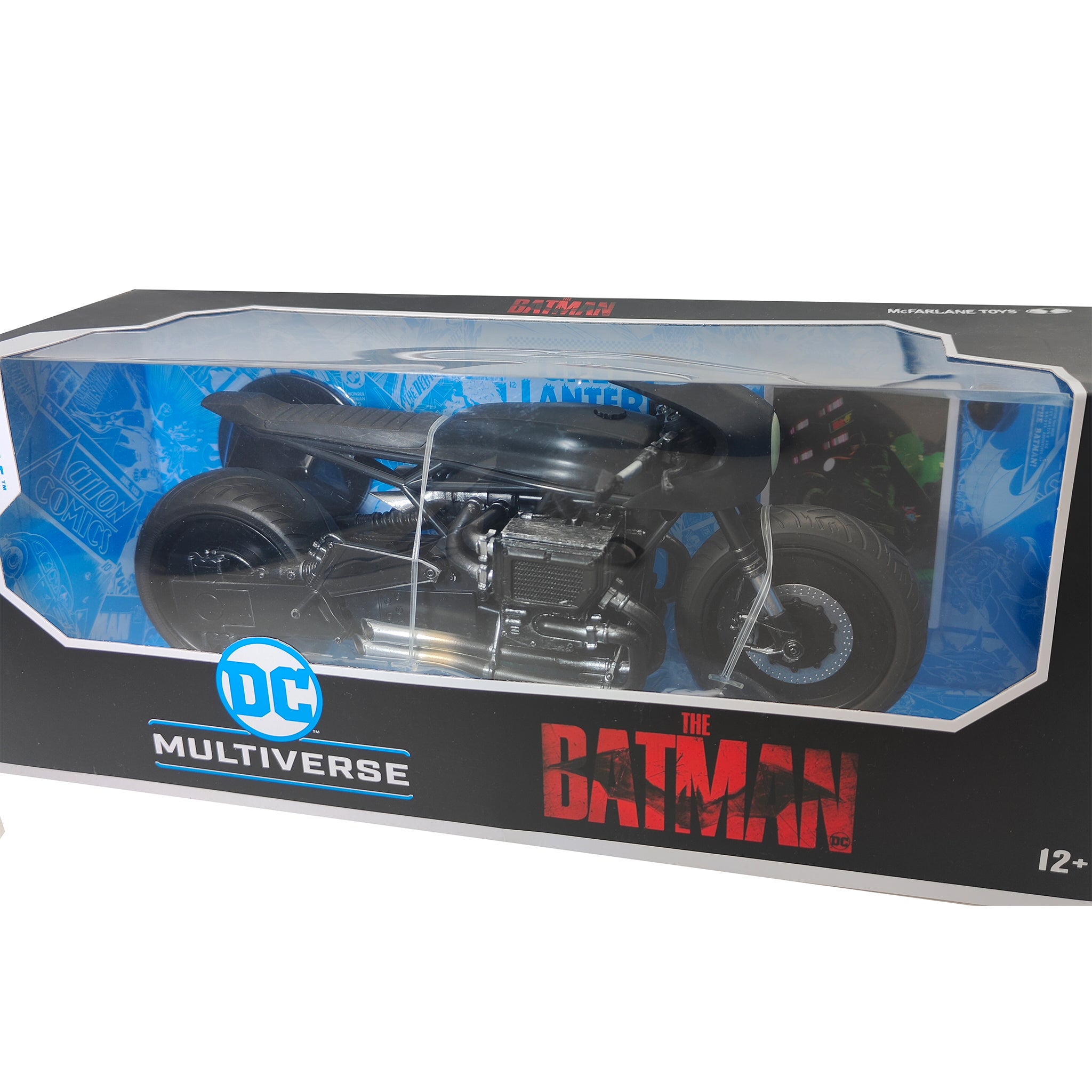 DC Multiverse The Batman Batcycle McFarlane Toys Action Figure 2022 – Batman, McFarlane Toys, 18 cm, 2022, pre-owned collector piece, Uncanny Collectibles Dublin Ireland