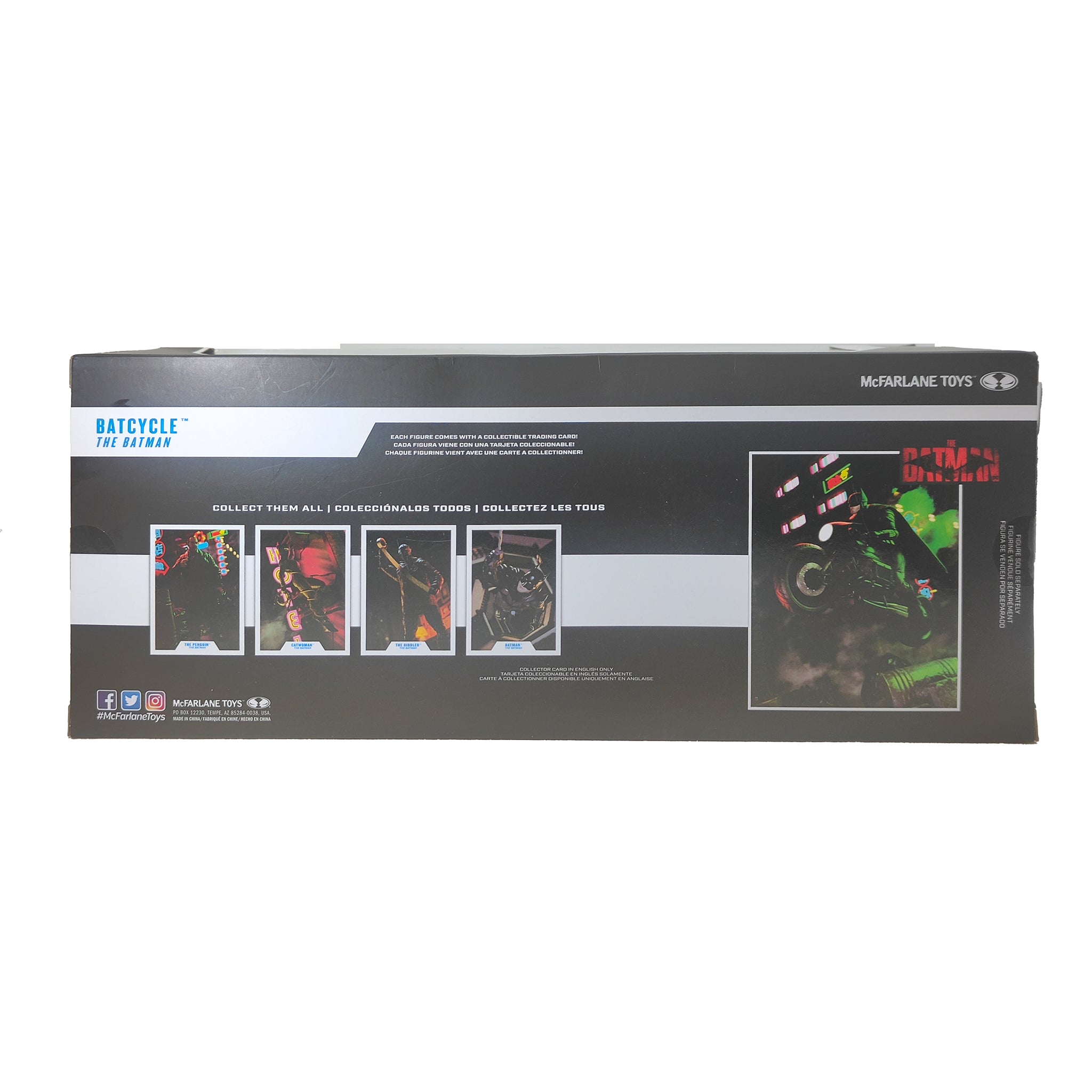 DC Multiverse The Batman Batcycle McFarlane Toys Action Figure 2022 – Batman, McFarlane Toys, 18 cm, 2022, pre-owned collector piece, Uncanny Collectibles Dublin Ireland