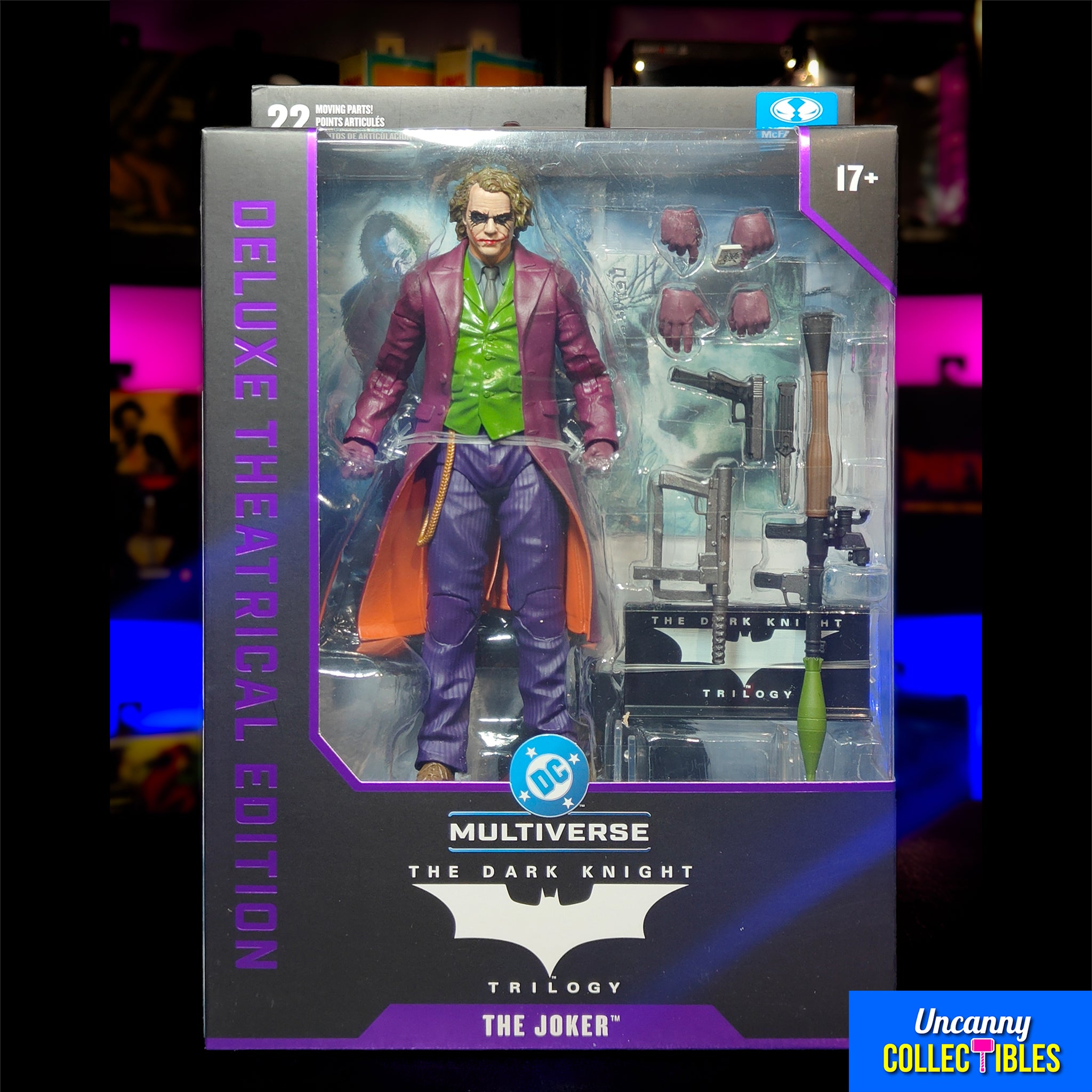 DC Multiverse The Dark Knight Joker Heath Ledger McFarlane Toys Action Figure Deluxe Theatrical Edition