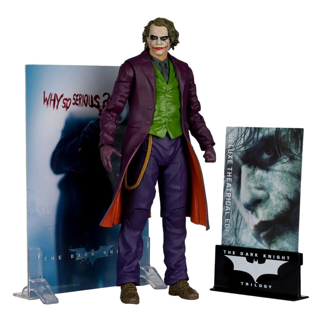 DC Multiverse The Dark Knight Joker Heath Ledger McFarlane Toys Action Figure Deluxe Theatrical Edition