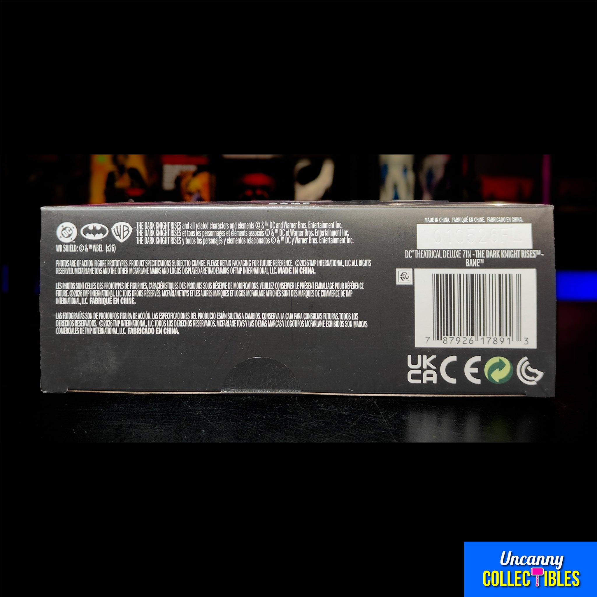DC Multiverse The Dark Knight Rises Bane McFarlane Toys Action Figure Deluxe Theatrical Edition – Batman, McFarlane Toys, 19 cm, brand new collector item, Uncanny Collectibles Dublin Ireland