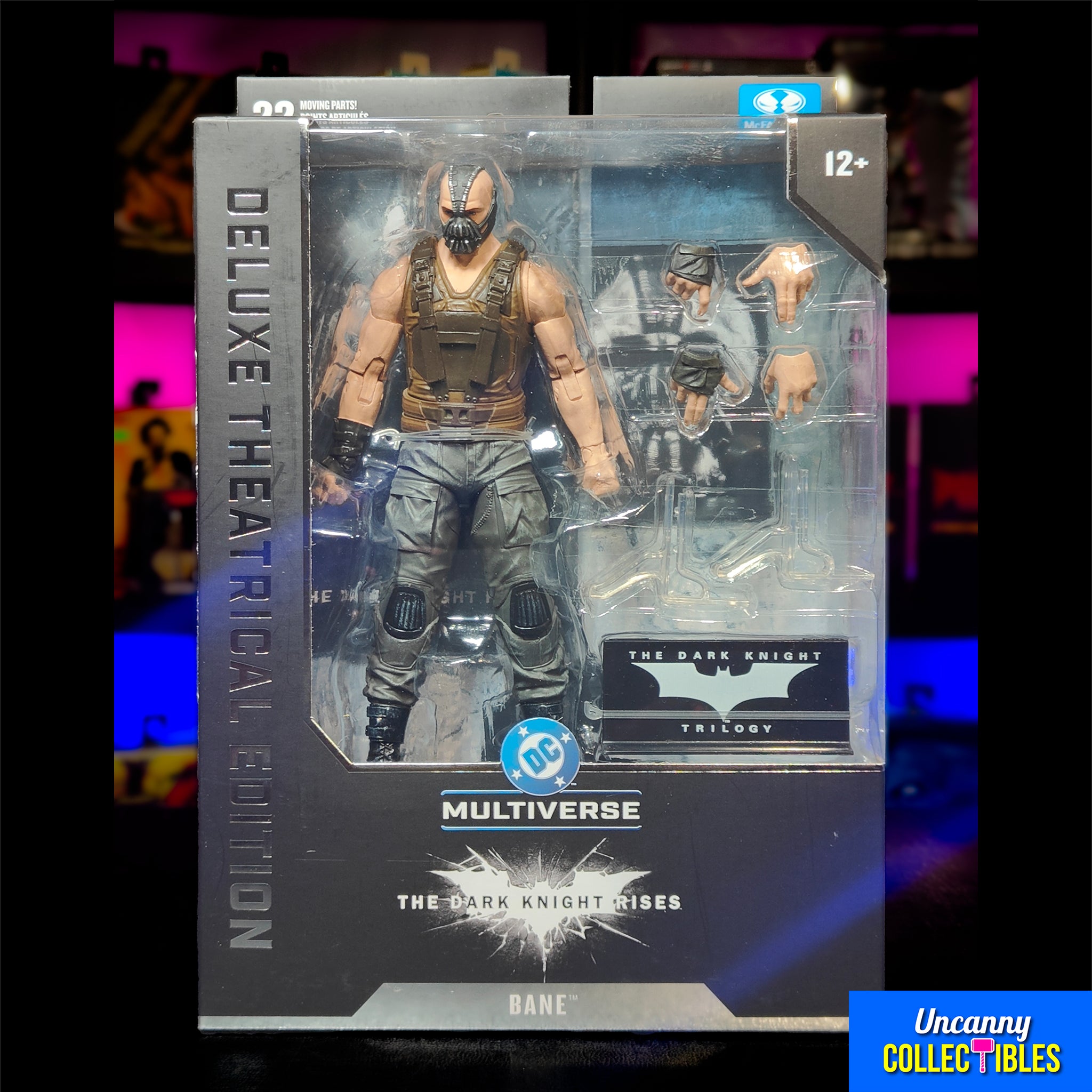 DC Multiverse The Dark Knight Rises Bane McFarlane Toys Action Figure Deluxe Theatrical Edition – Batman, McFarlane Toys, 19 cm, brand new collector item, Uncanny Collectibles Dublin Ireland