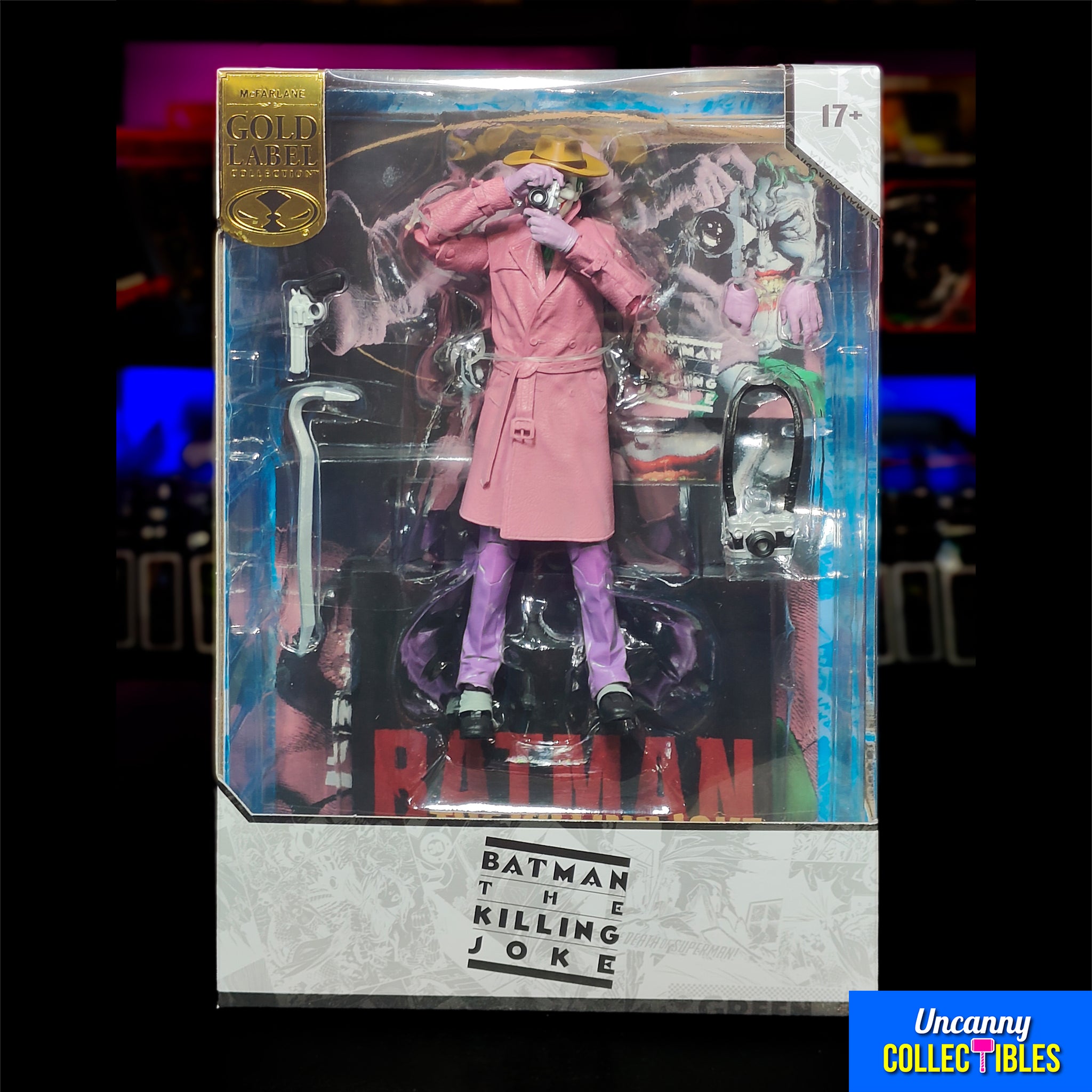 DC Multiverse The Joker Batman The Killing Joke Gold Label 18 cm Action Figure – Batman, McFarlane Toys, 18 cm, 2025, brand new collector item, Uncanny Collectibles Dublin Ireland