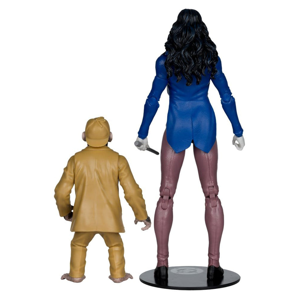 DC Multiverse  Zatanna with Detective Chimp McFarlane Toys Action Figure Collector Edition