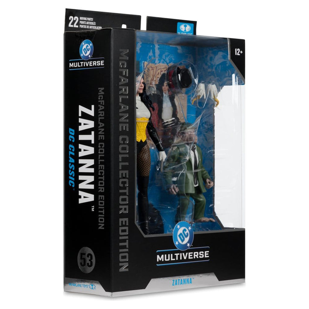 DC Multiverse  Zatanna with Detective Chimp McFarlane Toys Action Figure Collector Edition