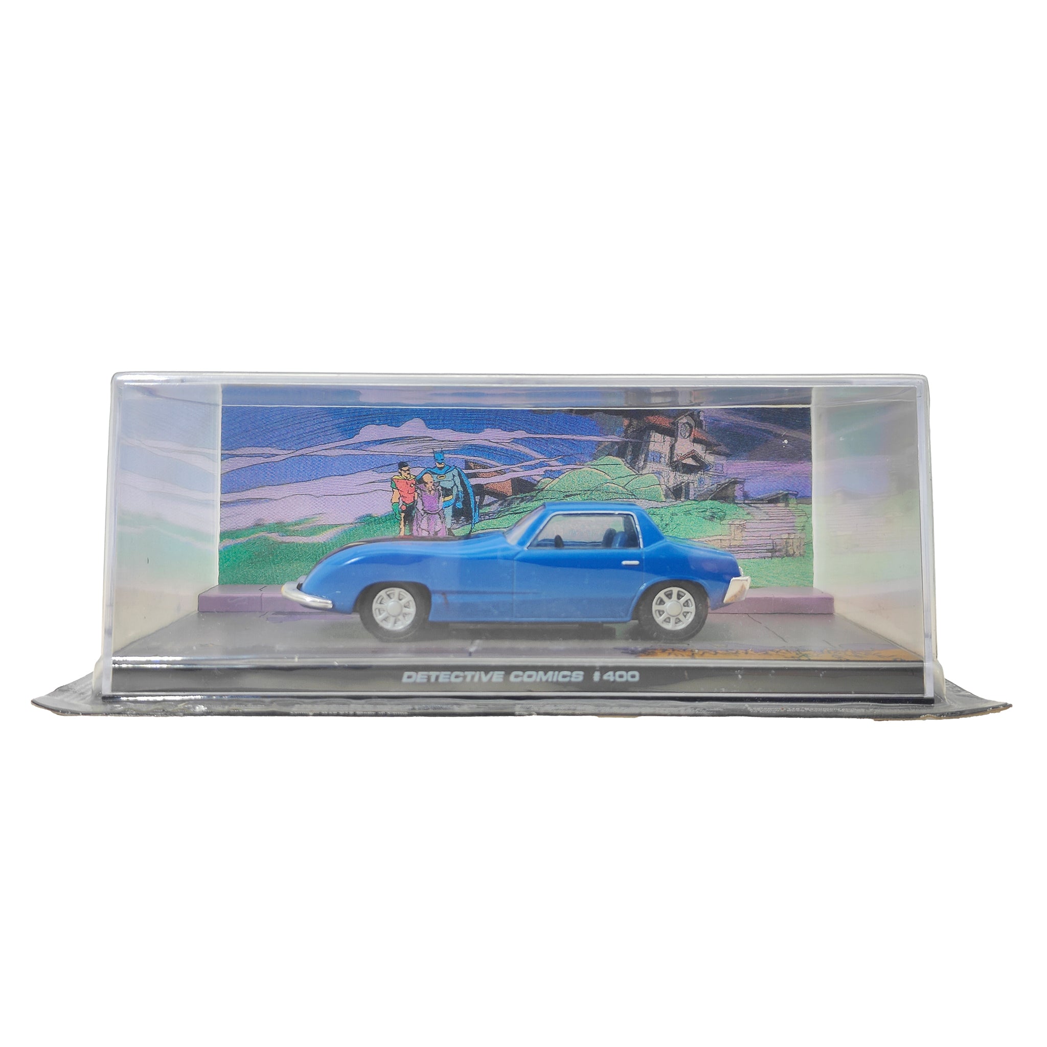Detective Comics #400 Batmobile Eaglemoss Automobilia 1:43 Die Cast – Batman, Vintage Brands, 13 cm, pre-owned collector piece, Uncanny Collectibles Dublin Ireland