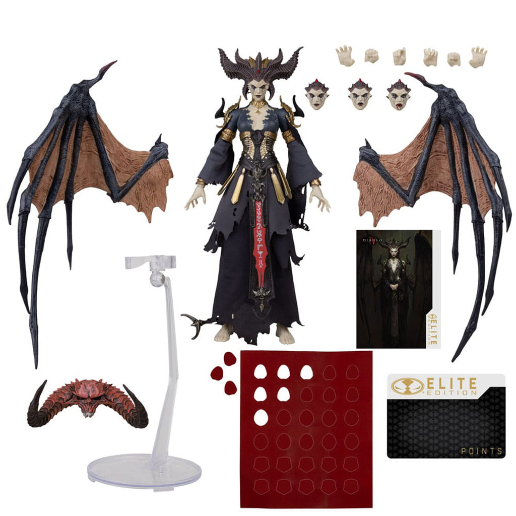 Diablo IV Lilith McFarlane Toys Elite Edition Action Figure 22 cm – Video Game Characters, McFarlane Toys, 22 cm, 2025, brand new collector item, Uncanny Collectibles Dublin Ireland