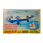 Dinky Sea King Helicopter Apollo Capsule 724 Meccano 1971 Motor Not Working