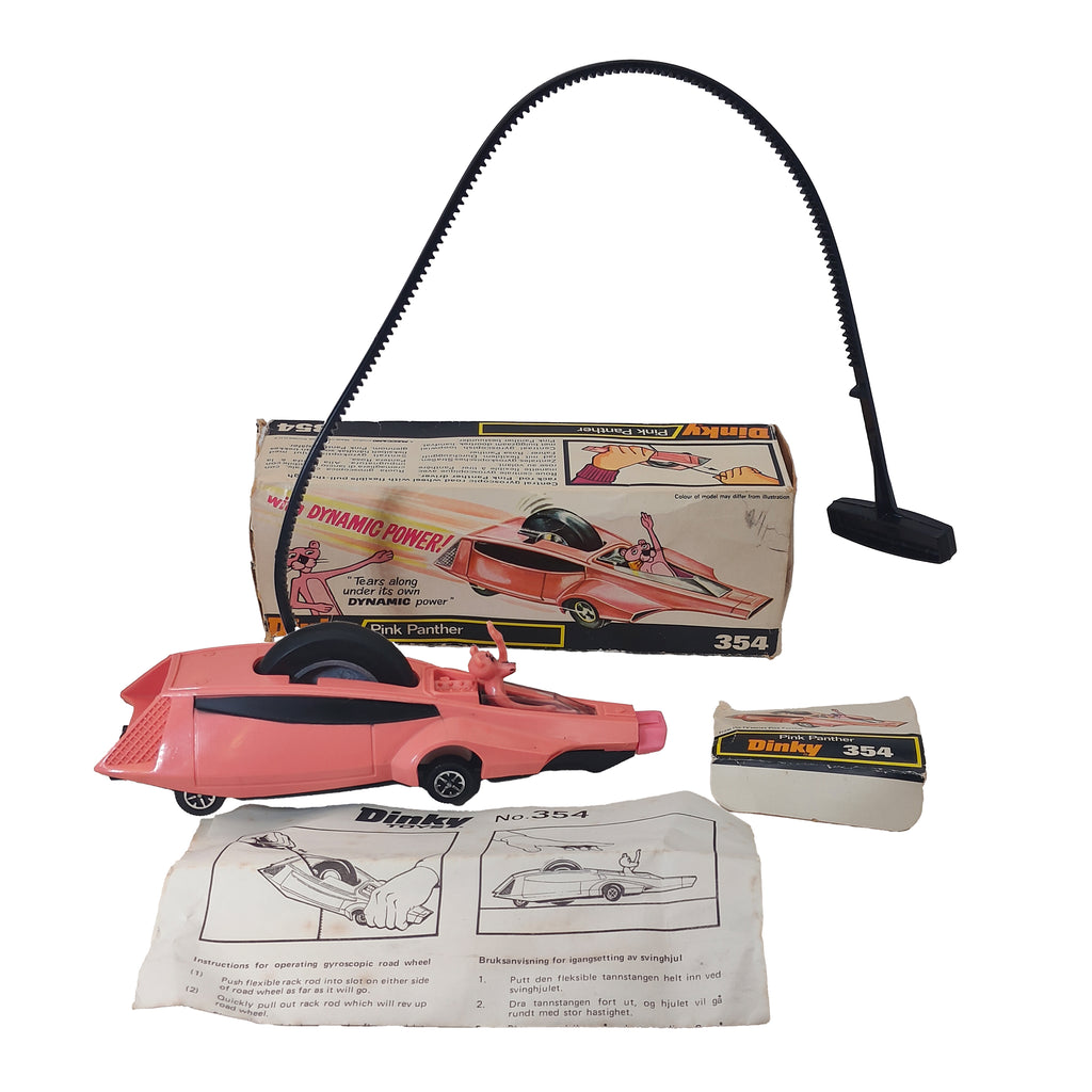 Dinky Toys Pink Panther Car 354 Dynamic Power 1970s Diecast