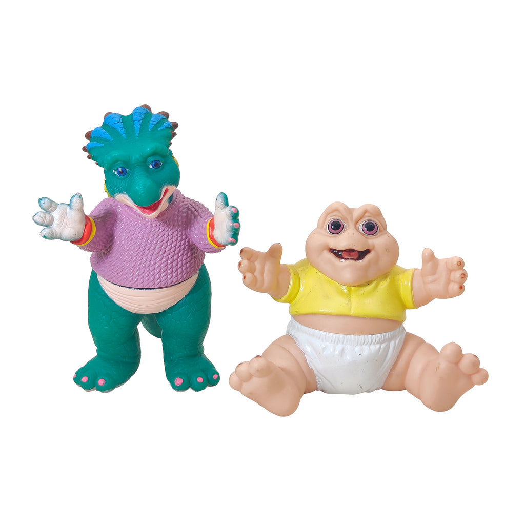 Dinosaurs TV Series Earl Fran Charlene Baby Sinclair Hasbro 1991 4 Figure Bundle