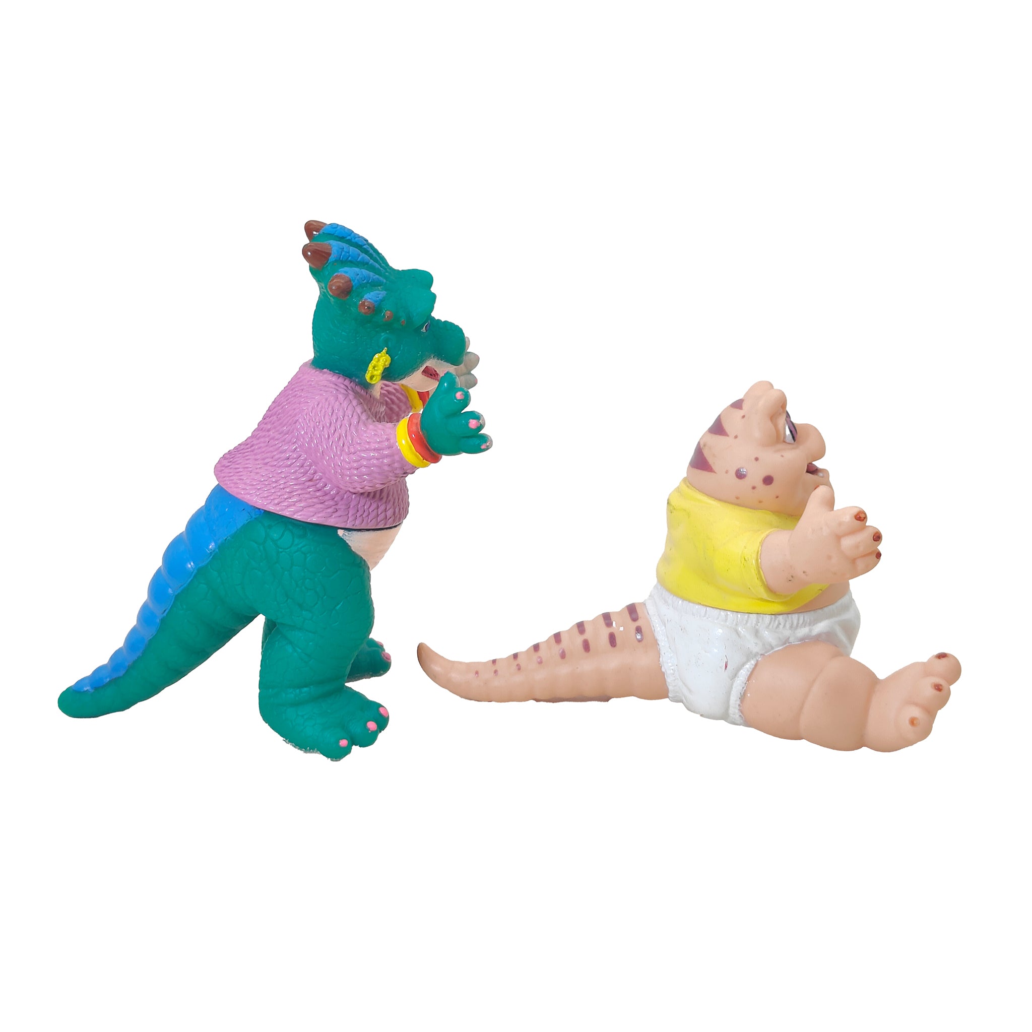 Dinosaurs TV Series Earl Fran Charlene Baby Sinclair Hasbro 1991 4 Figure Bundle