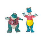 Dinosaurs TV Series Earl Fran Charlene Baby Sinclair Hasbro 1991 4 Figure Bundle