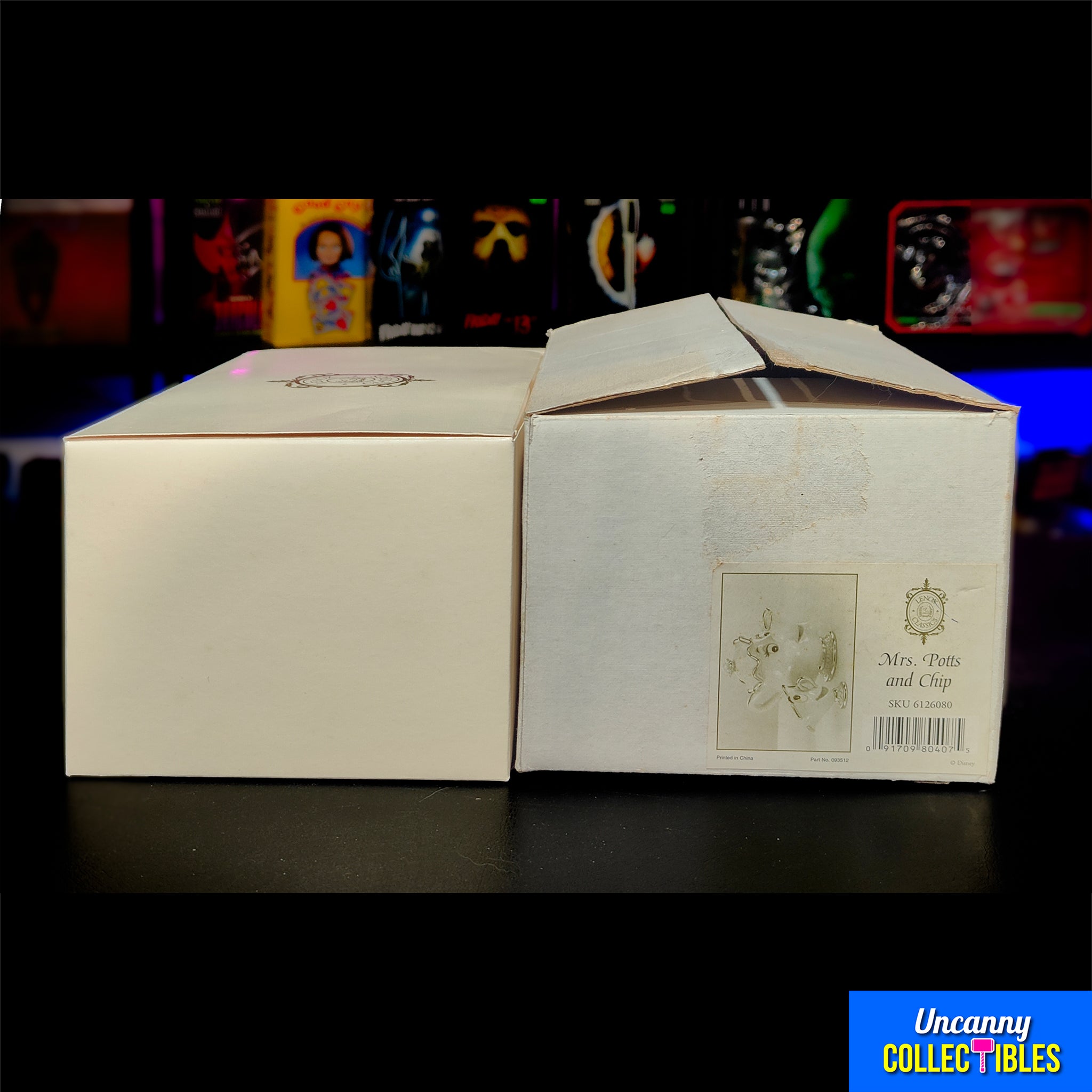 Disney Beauty and the Beast Mrs Potts and Chip Lenox Figurine Vintage 1990s Early 2000s