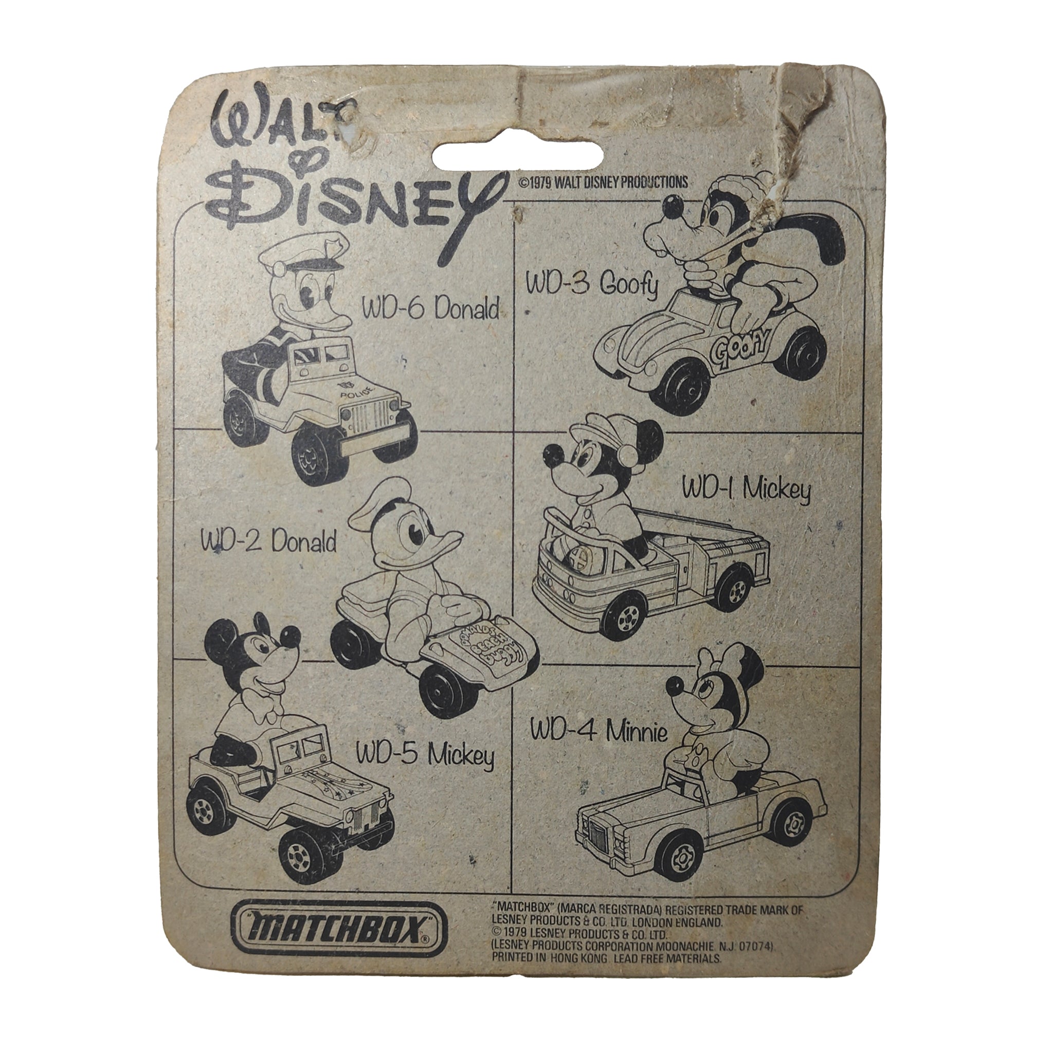 Disney Minnie Mouse Lincoln Matchbox WD-4 Lesney Die-Cast 1979