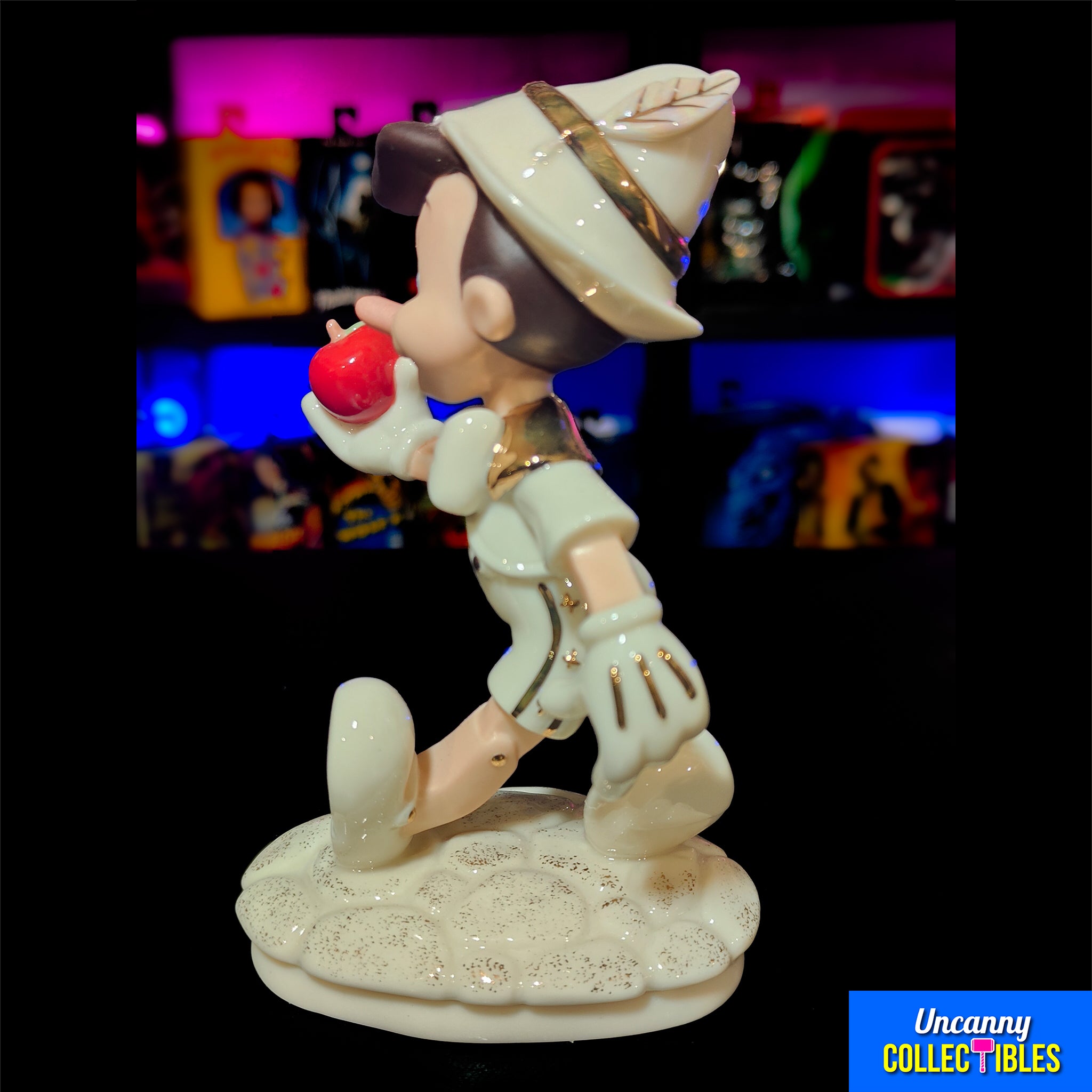 Disney Pinocchio Lenox Figurine Vintage 1990s Early 2000s – Disney, Vintage Brands, 14 cm, 1990, pre-owned collector piece, Uncanny Collectibles Dublin Ireland