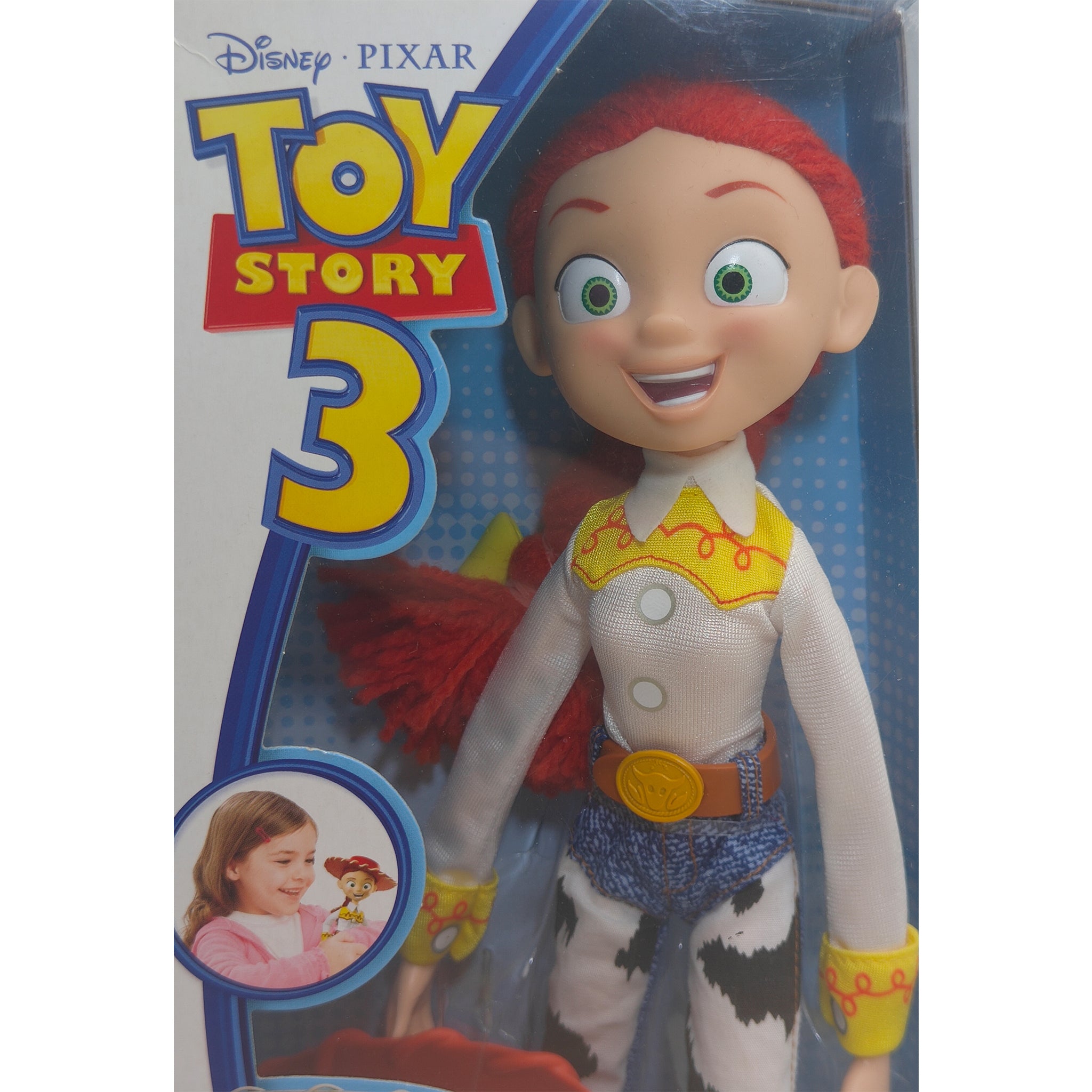 Disney Pixar Toy Story 3 Cowgirl Jessie Doll  Mattel 2009 28cm – Movie Icons & Heroes, Mattel, 28 cm, 2009, pre-owned collector piece, Uncanny Collectibles Dublin Ireland