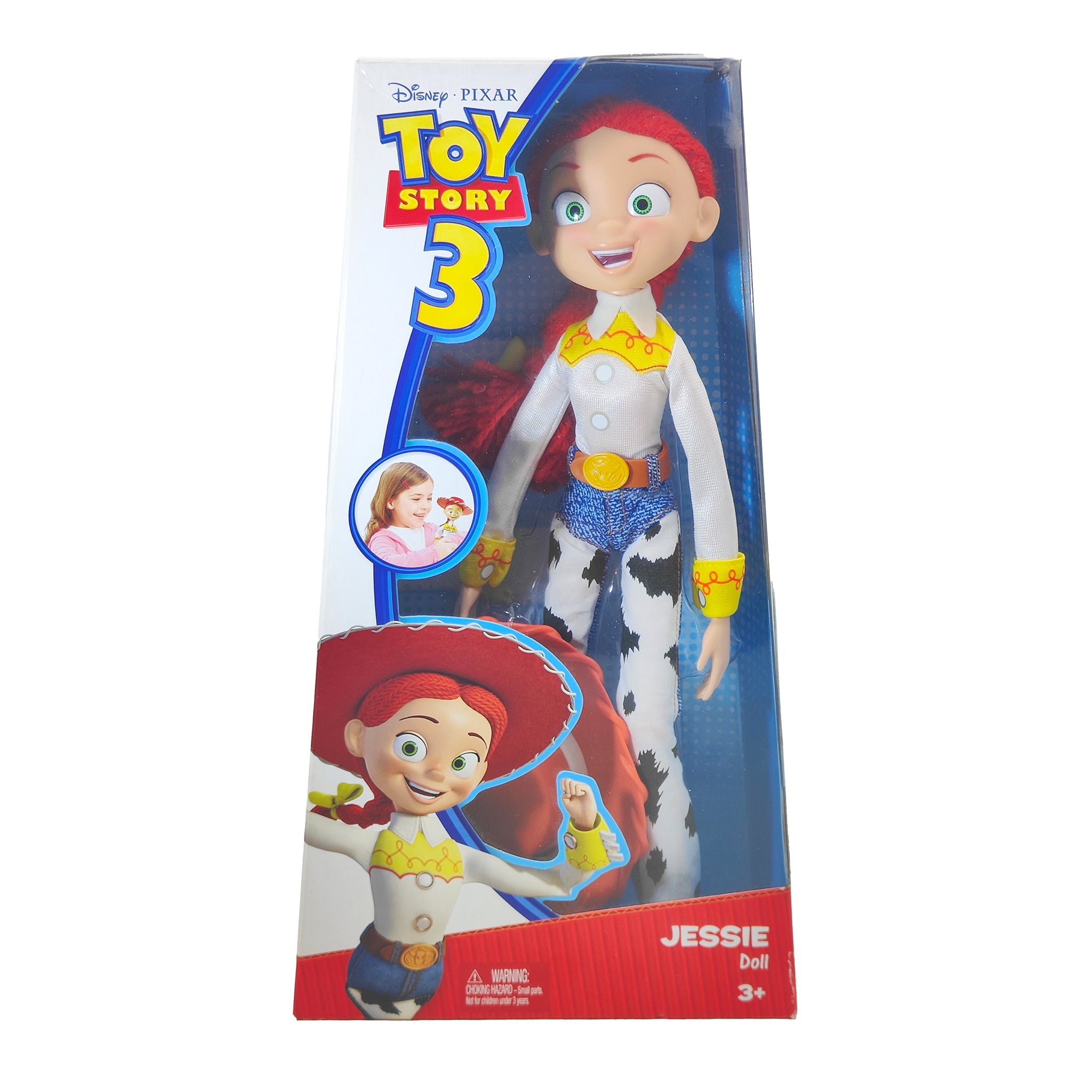 Disney Pixar Toy Story 3 Cowgirl Jessie Doll  Mattel 2009 28cm – Movie Icons & Heroes, Mattel, 28 cm, 2009, pre-owned collector piece, Uncanny Collectibles Dublin Ireland