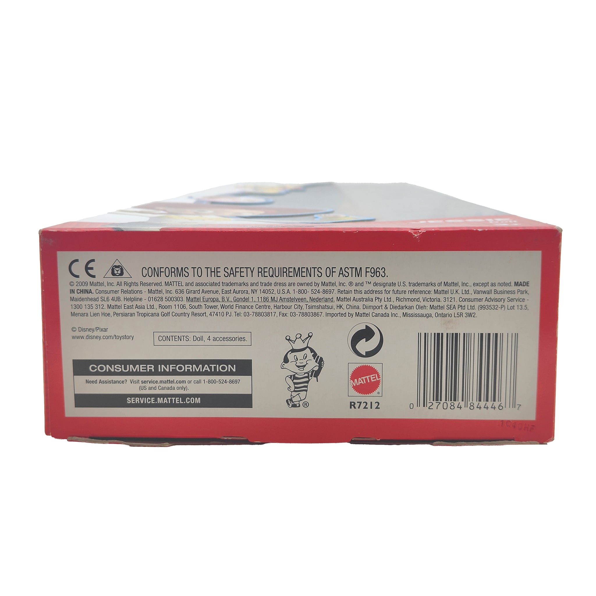 Disney Pixar Toy Story 3 Cowgirl Jessie Doll  Mattel 2009 28cm – Movie Icons & Heroes, Mattel, 28 cm, 2009, pre-owned collector piece, Uncanny Collectibles Dublin Ireland