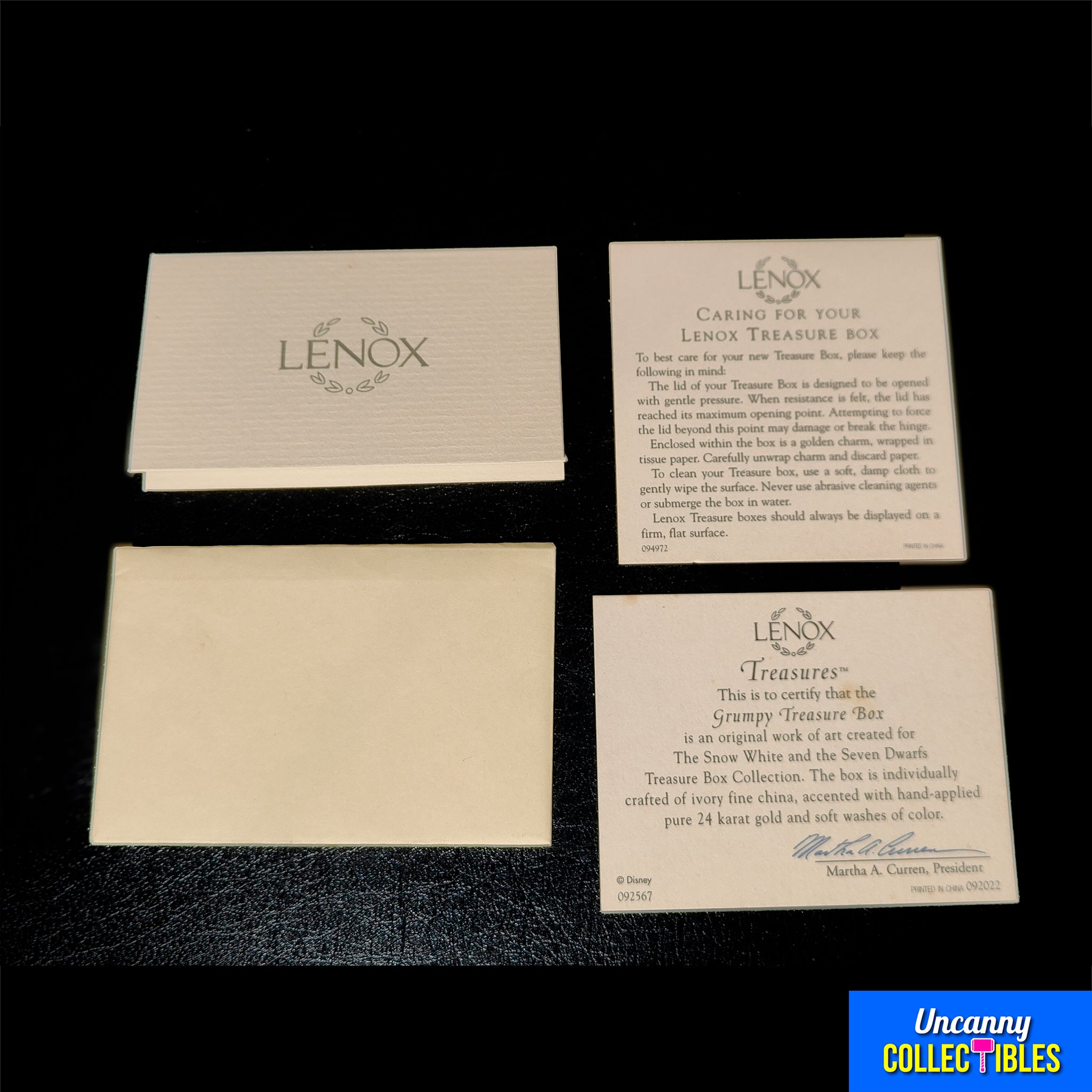 Disney Snow White Grumpy Treasure Box Lenox Trinket Box with Charm