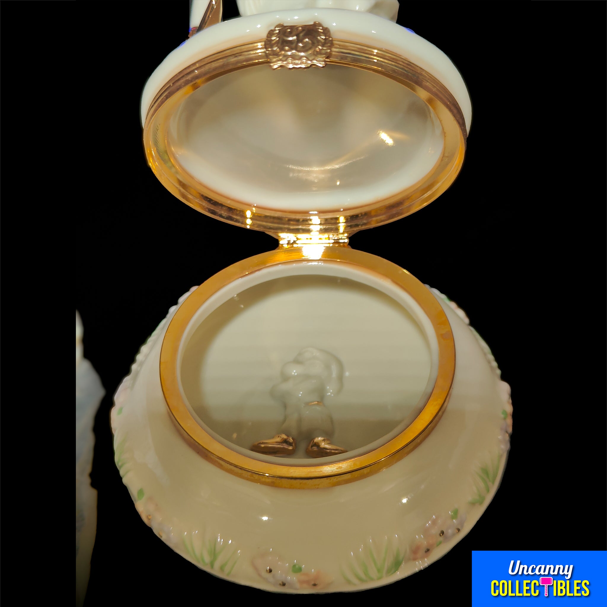 Disney Snow White Grumpy Treasure Box Lenox Trinket Box with Charm – Disney, Vintage Brands, 14 cm, pre-owned collector piece, Uncanny Collectibles Dublin Ireland