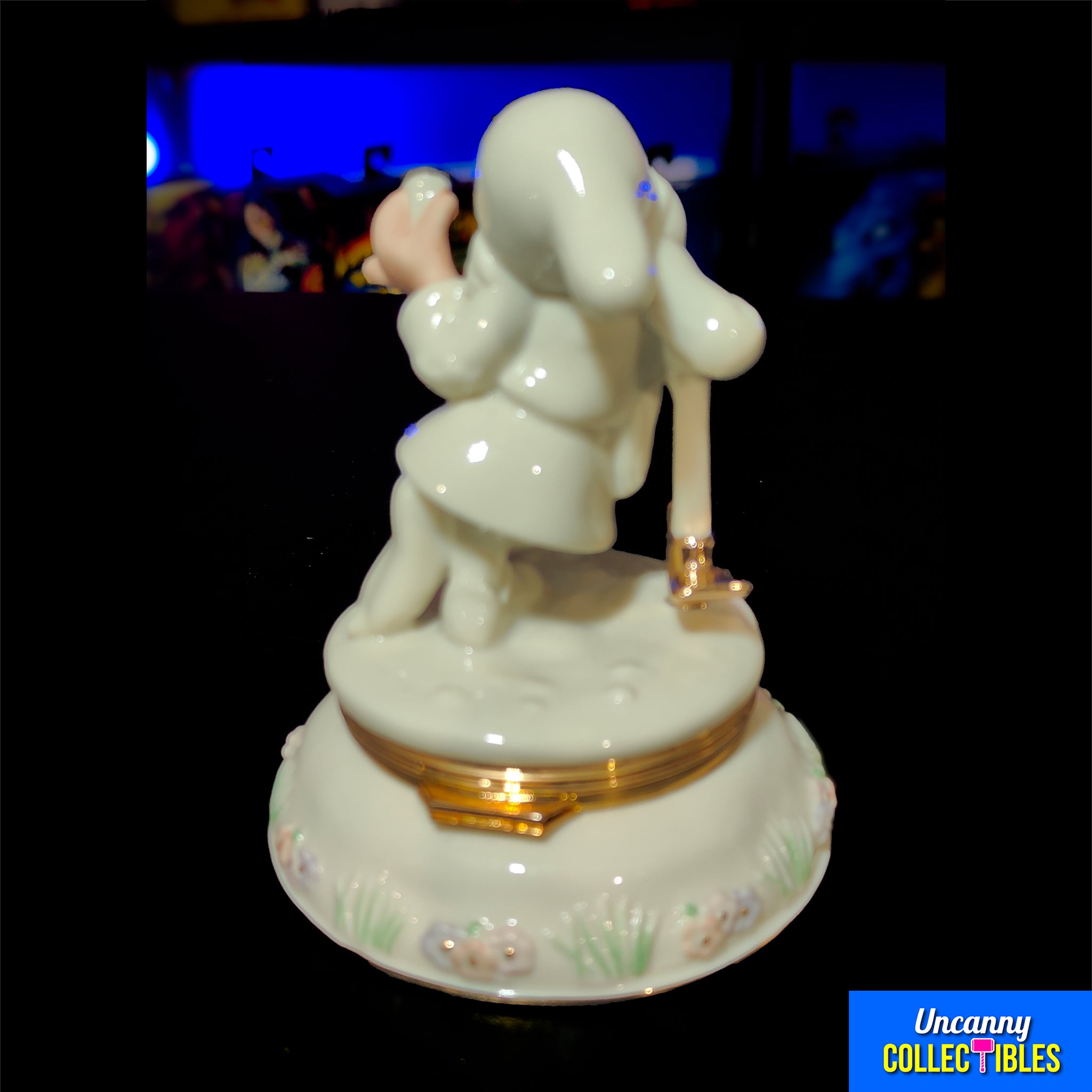 Disney Snow White Grumpy Treasure Box Lenox Trinket Box with Charm – Disney, Vintage Brands, 14 cm, pre-owned collector piece, Uncanny Collectibles Dublin Ireland