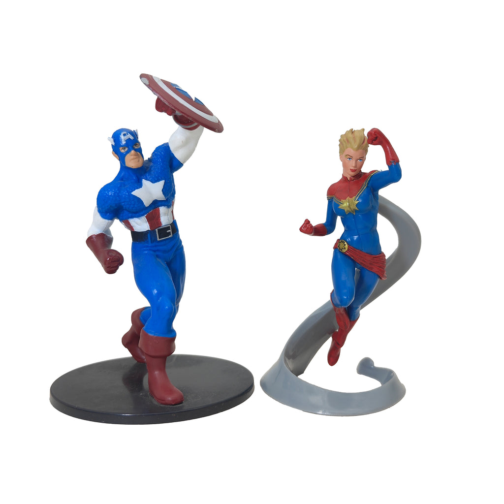 Disney Store Marvel Avengers Captain America Iron Man Captain Marvel Hawkeye PVC Figures Bundle – Avengers, Disney, 10 cm, pre-owned collector piece, Uncanny Collectibles Dublin Ireland