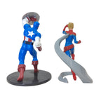Disney Store Marvel Avengers Captain America Iron Man Captain Marvel Hawkeye PVC Figures Bundle – Avengers, Disney, 10 cm, pre-owned collector piece, Uncanny Collectibles Dublin Ireland