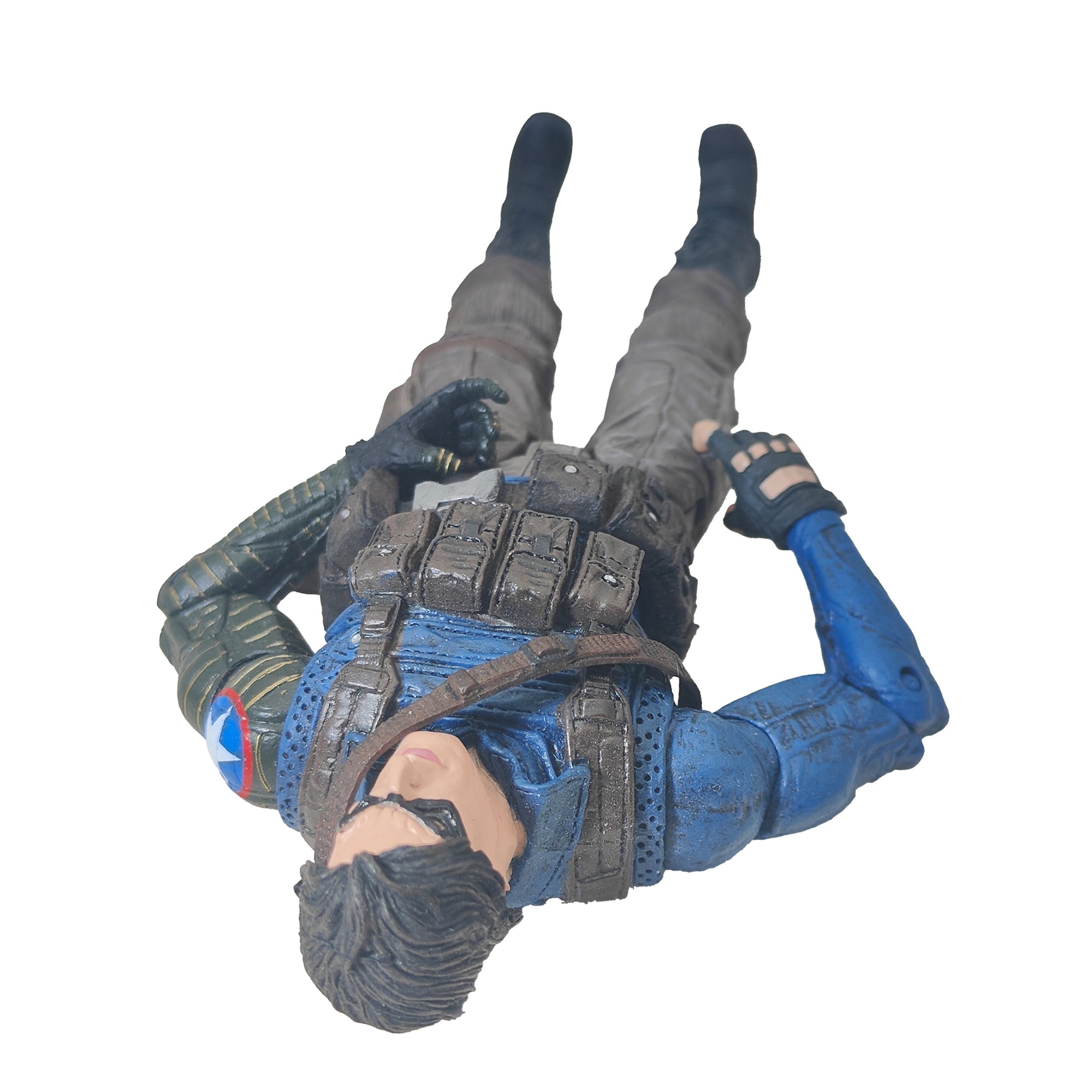 Disney Store Marvel Select Winter Soldier Bucky Barnes Action Figure 2021 18cm