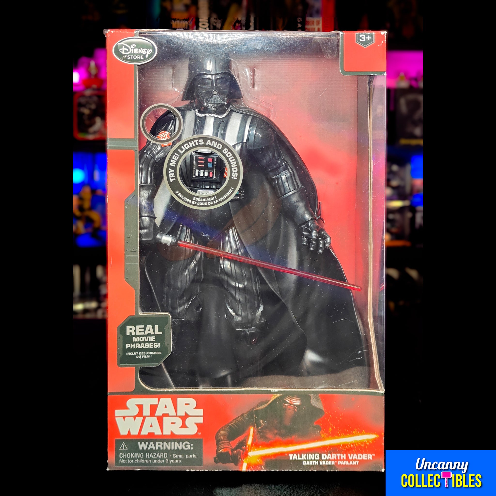 Disney Store Star Wars Talking Darth Vader Action Figure 2015 30cm – Star Wars, Hasbro, 30 cm, 2015, pre-owned collector piece, Uncanny Collectibles Dublin Ireland