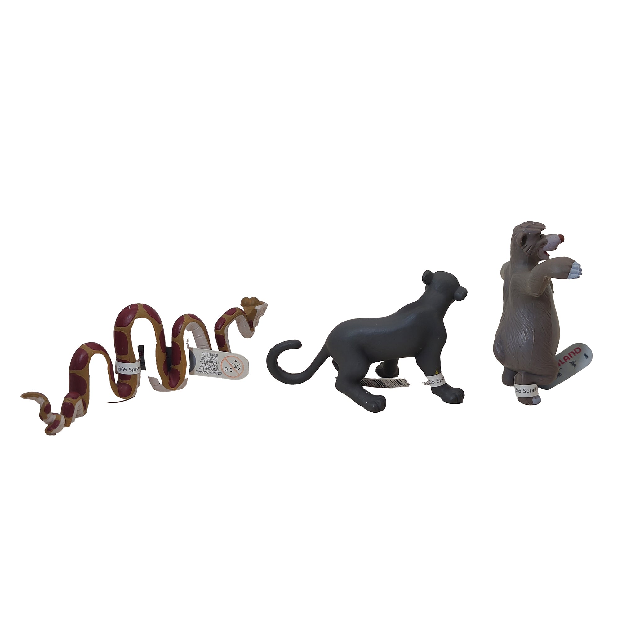 Disney The Jungle Book Mowgli Baloo Bagheera Shere Khan Bullyland Figure Bundle