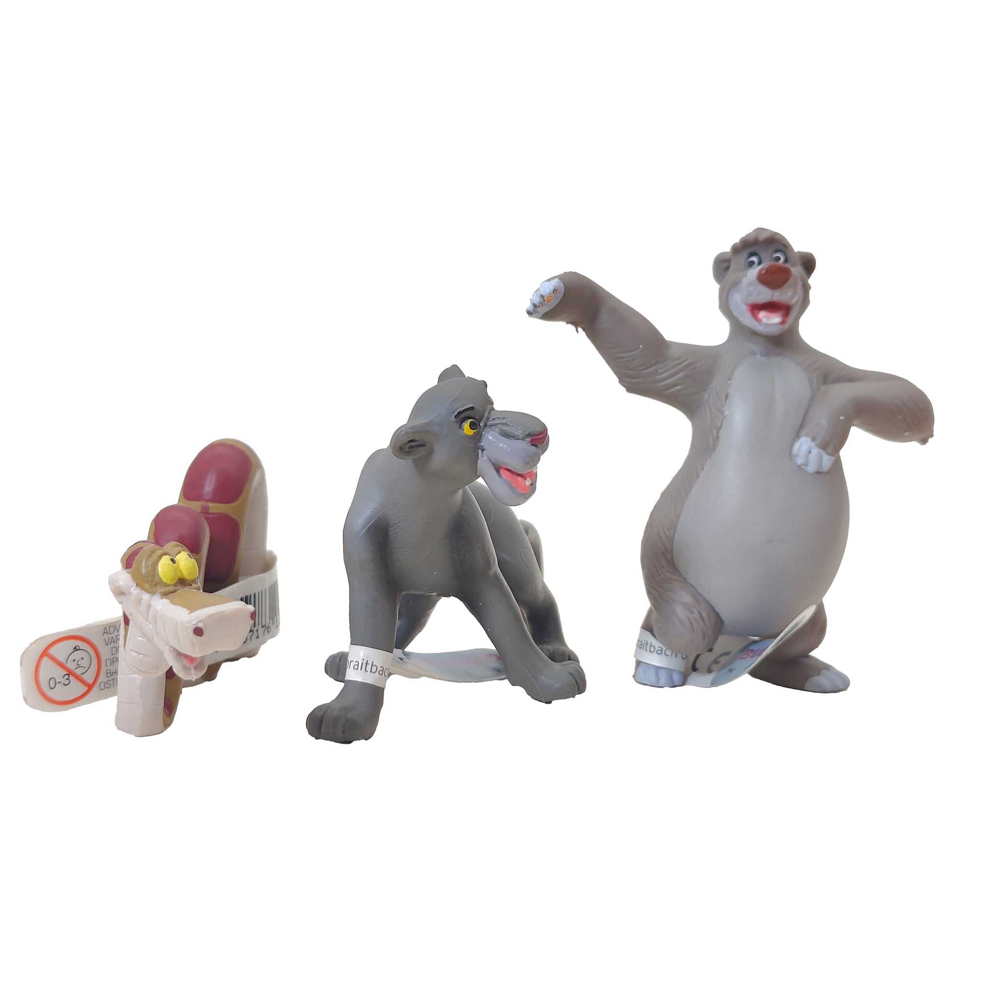 Disney The Jungle Book Mowgli Baloo Bagheera Shere Khan Bullyland Figure Bundle