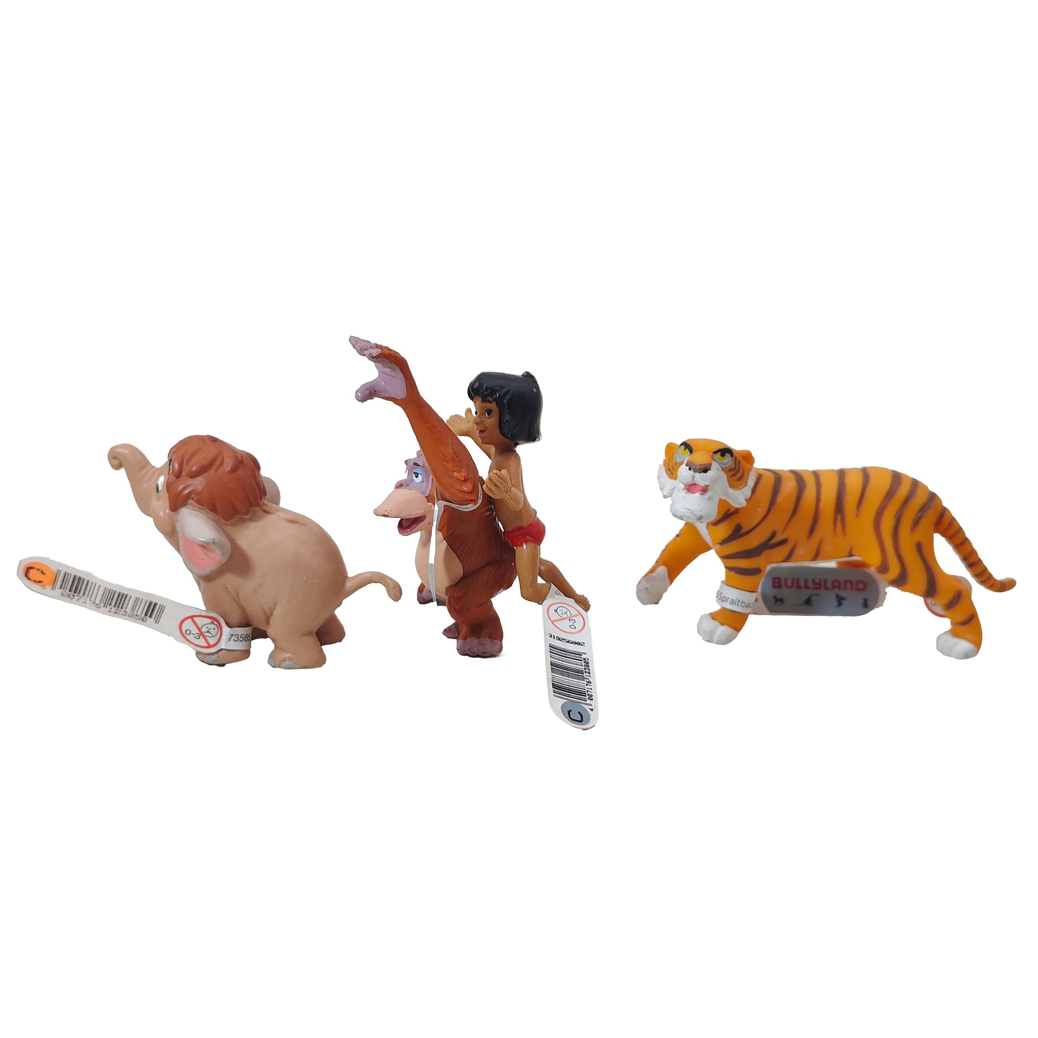 Disney The Jungle Book Mowgli Baloo Bagheera Shere Khan Bullyland Figure Bundle