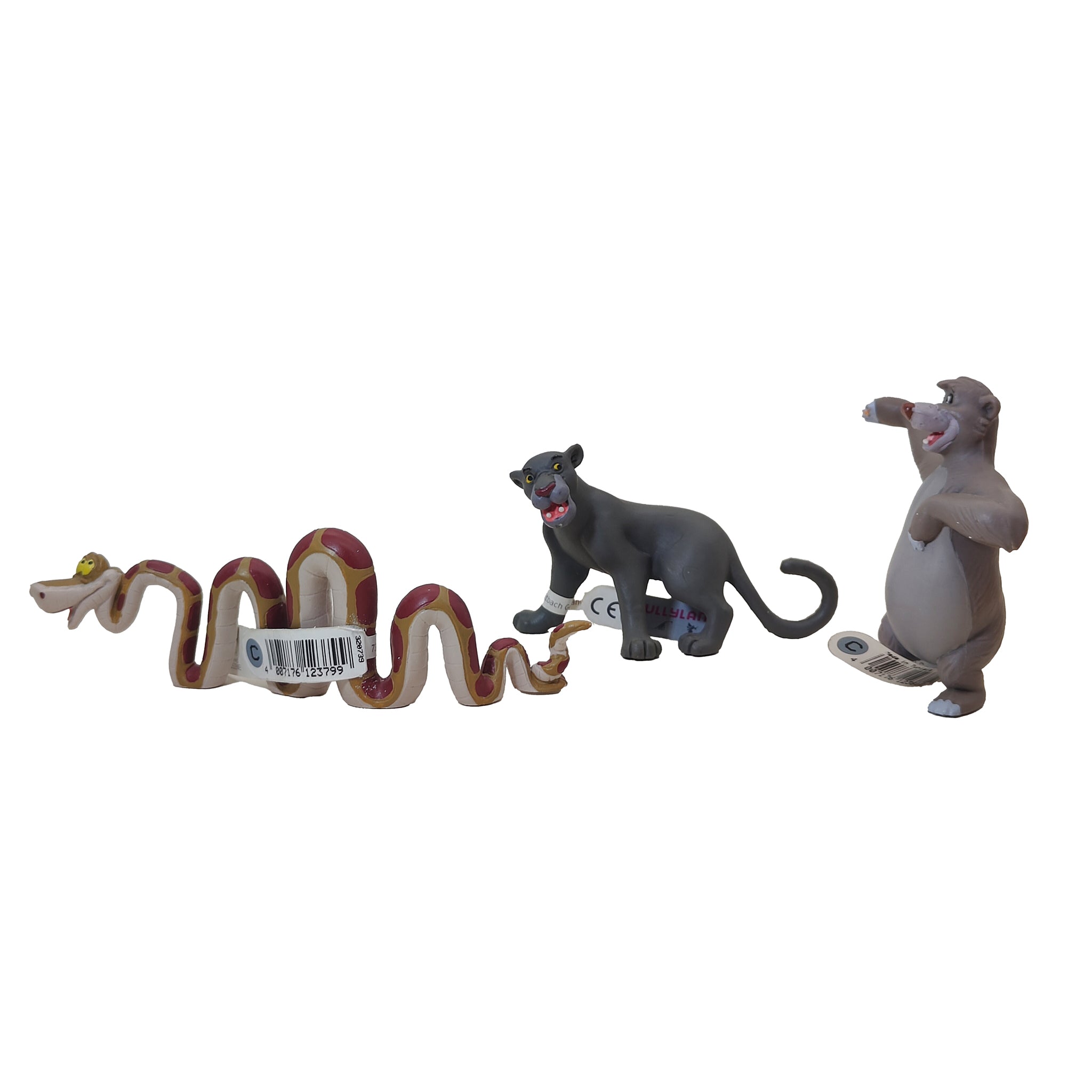 Disney The Jungle Book Mowgli Baloo Bagheera Shere Khan Bullyland Figure Bundle