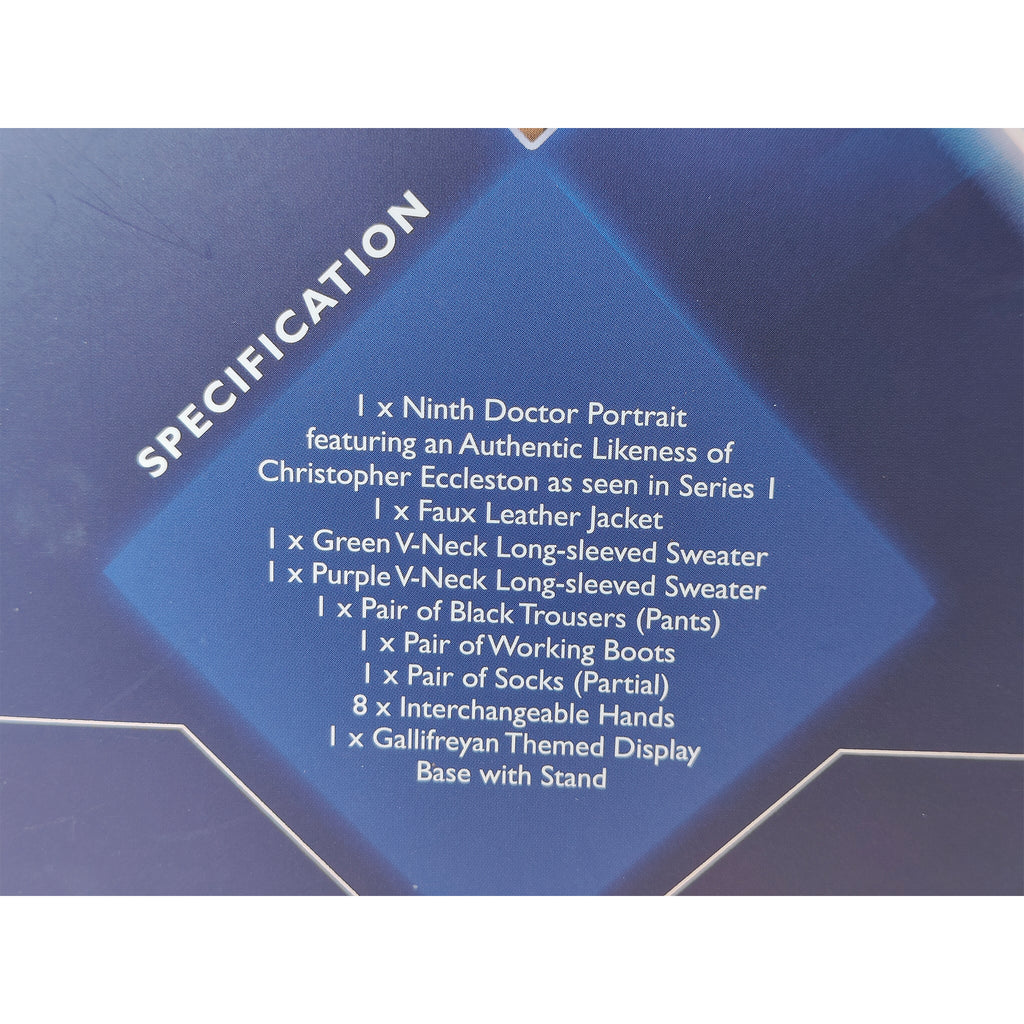 Doctor Who 9th Doctor 2005 Big Chief Studios Collector's Edition Action Figure 2016 30cm – Doctor Who, Vintage Brands, 30 cm, 2016, pre-owned collector piece, Uncanny Collectibles Dublin Ireland
