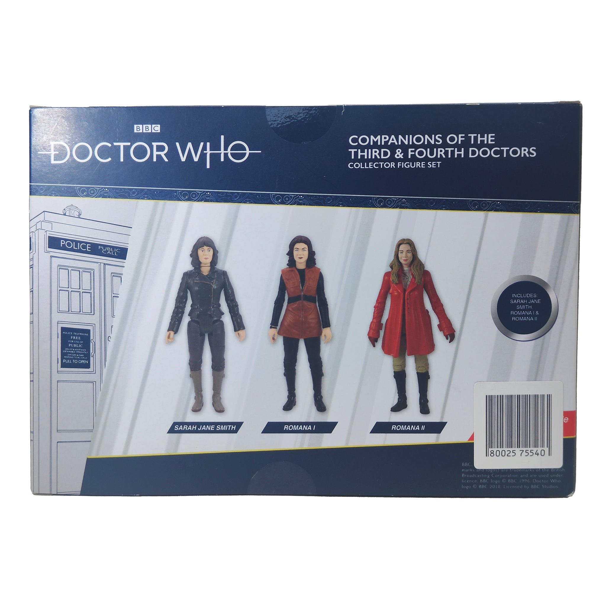 Doctor Who Companions Of The Third & Fourth Doctors Character Options Action Figure Set 2018 14cm – Doctor Who, Character Options, 14 cm, 2018, pre-owned collector piece, Uncanny Collectibles Dublin Ireland