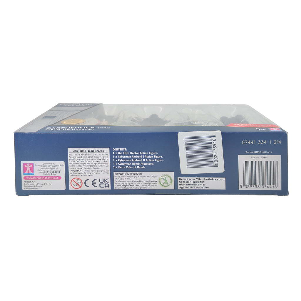 Doctor Who Earthshock 1982 Character Options Action Figure Set 2018 14cm – Doctor Who, Character Options, 14 cm, 2018, pre-owned collector piece, Uncanny Collectibles Dublin Ireland