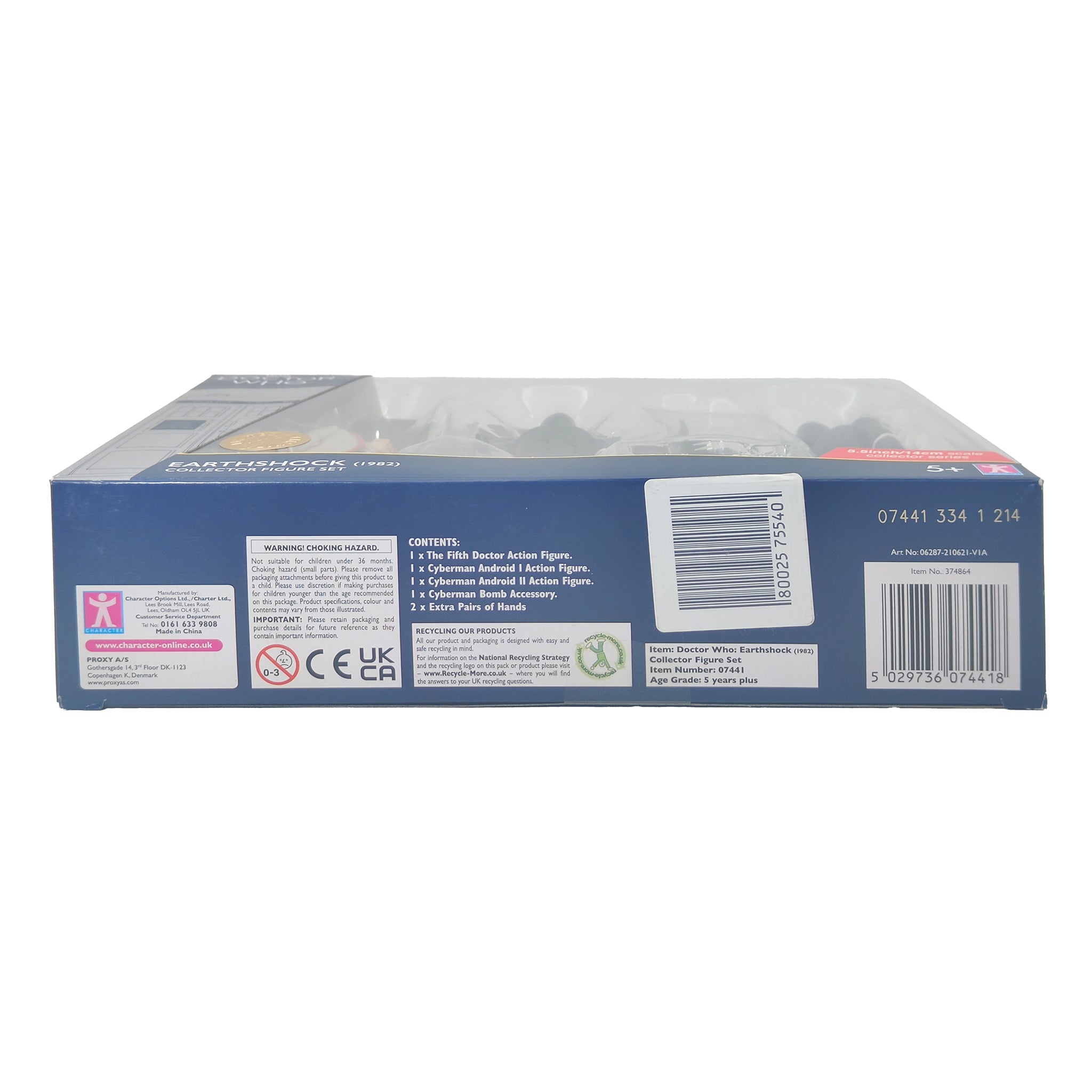 Doctor Who Earthshock 1982 Character Options Action Figure Set 2018 14cm – Doctor Who, Character Options, 14 cm, 2018, pre-owned collector piece, Uncanny Collectibles Dublin Ireland