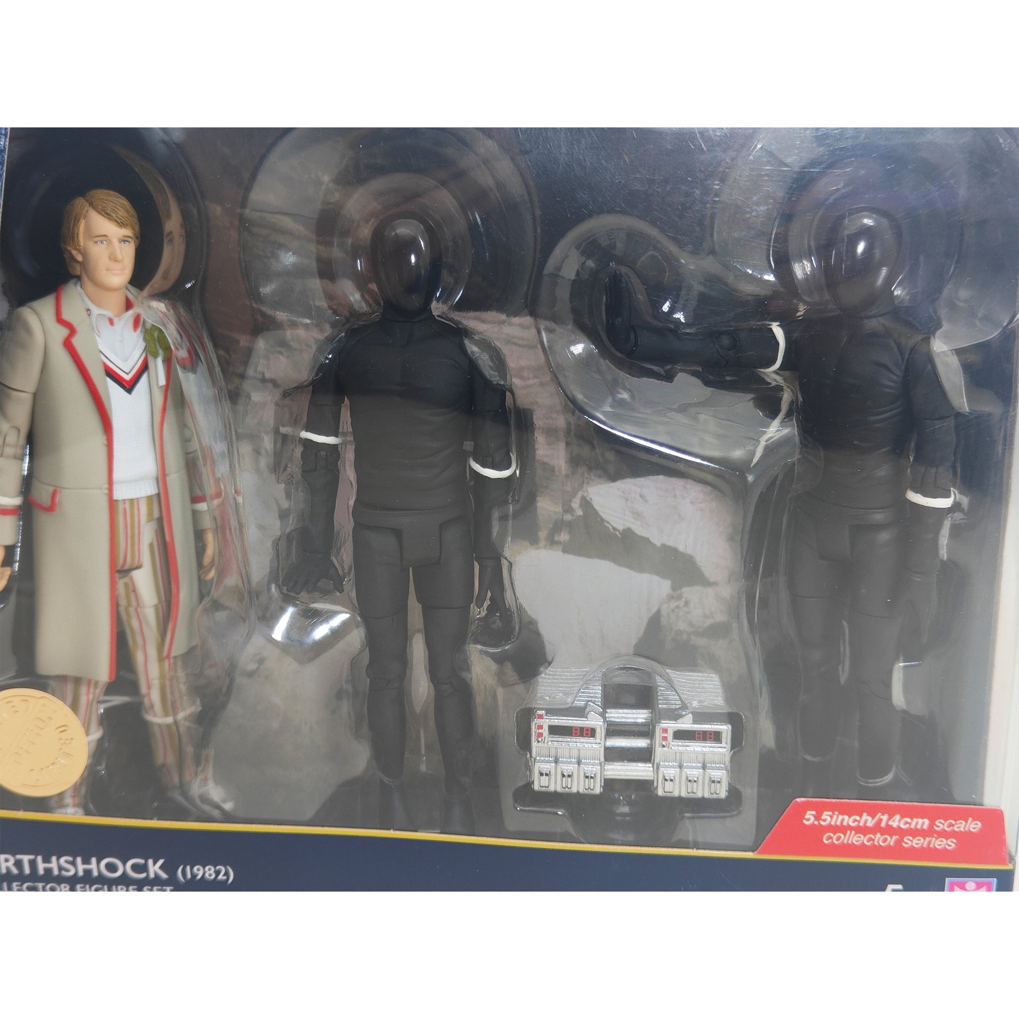 Doctor Who Earthshock 1982 Character Options Action Figure Set 2018 14cm