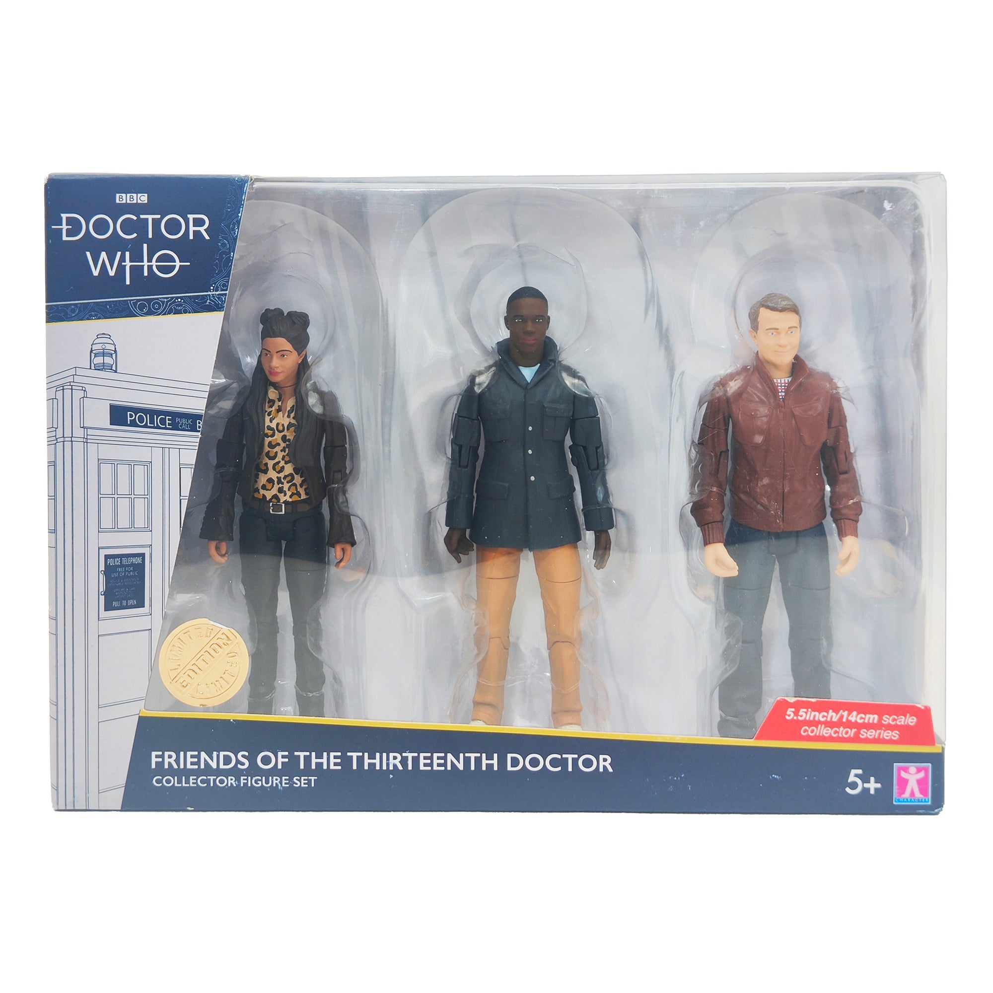 Doctor Who Friends Of The Thrirteenth Doctor Character Options Action Figure Set 2018 14cm
