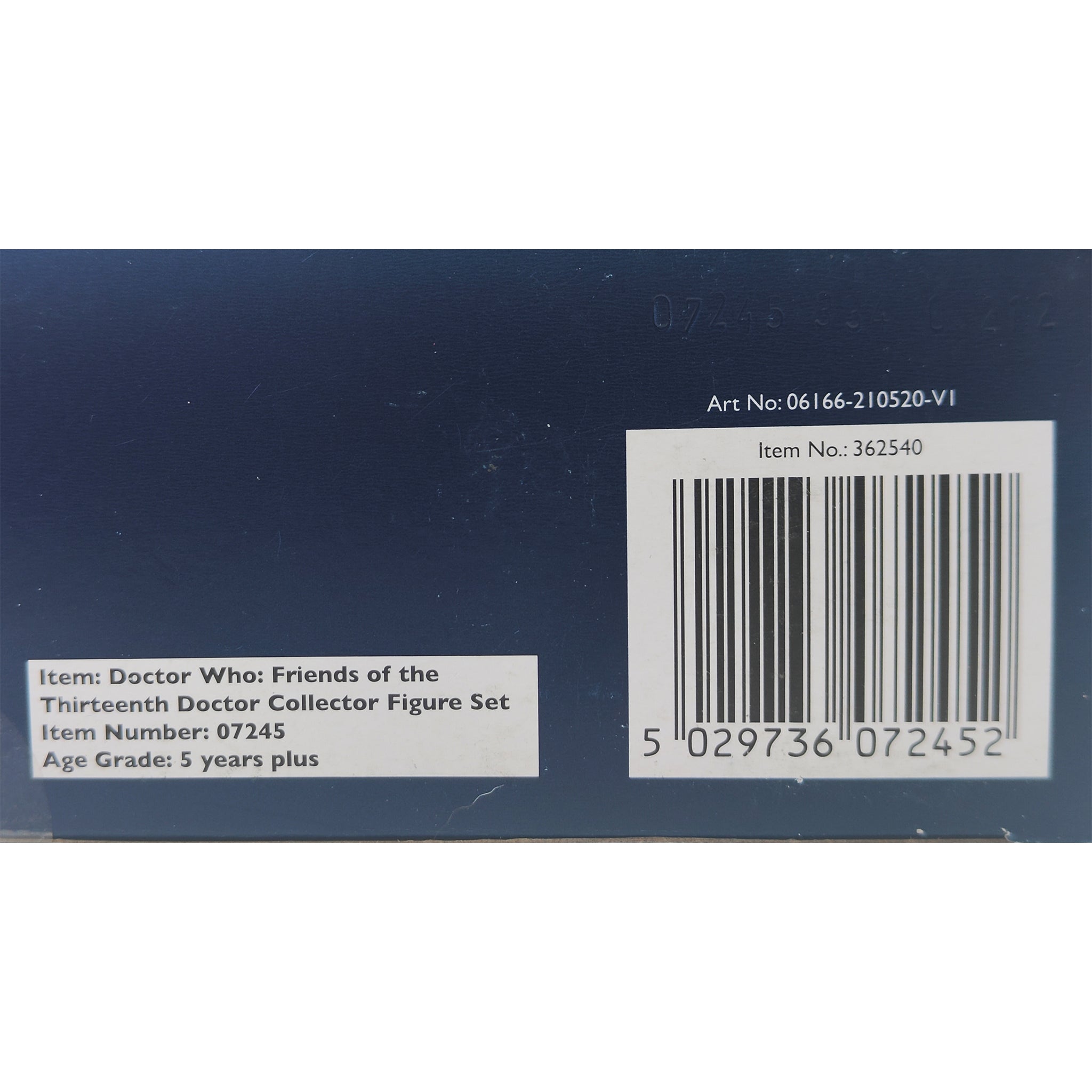 Doctor Who Friends Of The Thrirteenth Doctor Character Options Action Figure Set 2018 14cm – Doctor Who, Character Options, 14 cm, 2018, pre-owned collector piece, Uncanny Collectibles Dublin Ireland