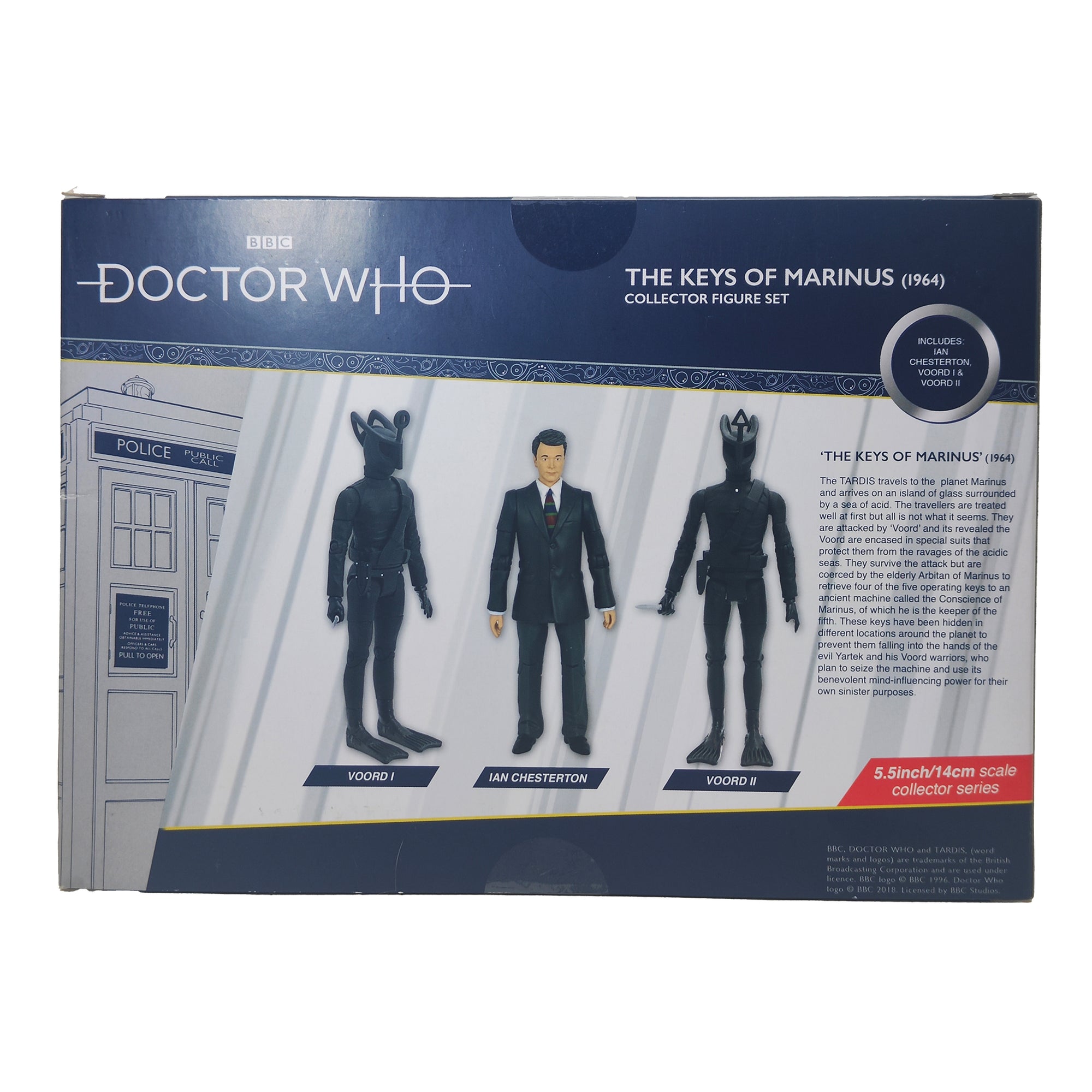 Doctor Who The Keys Of Marinus 1964 Character Options Action Figure Set 2018 14cm