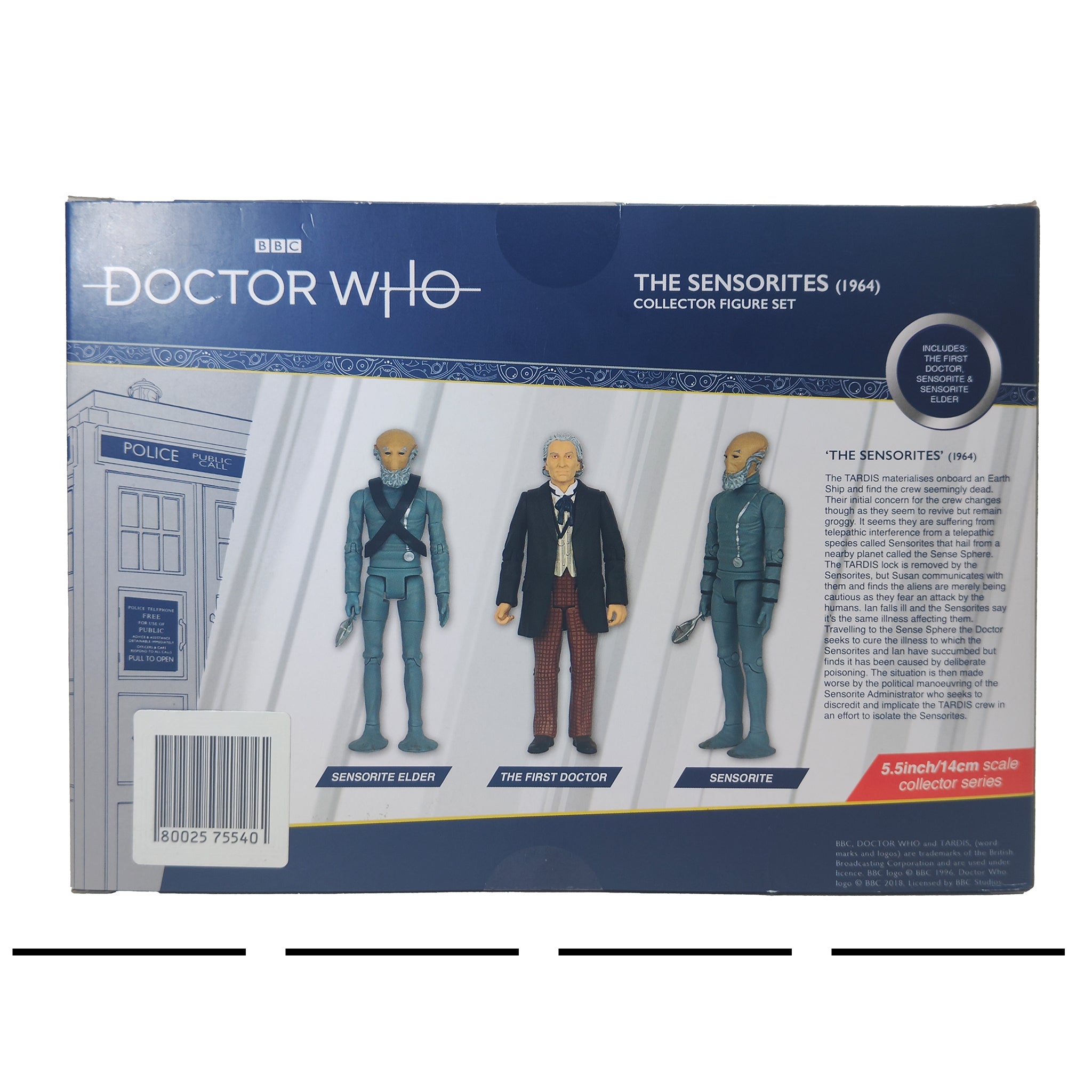 Doctor Who The Sensorites 1964 Character Options Action Figure Set 2018 14cm – Doctor Who, Character Options, 14 cm, 2018, pre-owned collector piece, Uncanny Collectibles Dublin Ireland