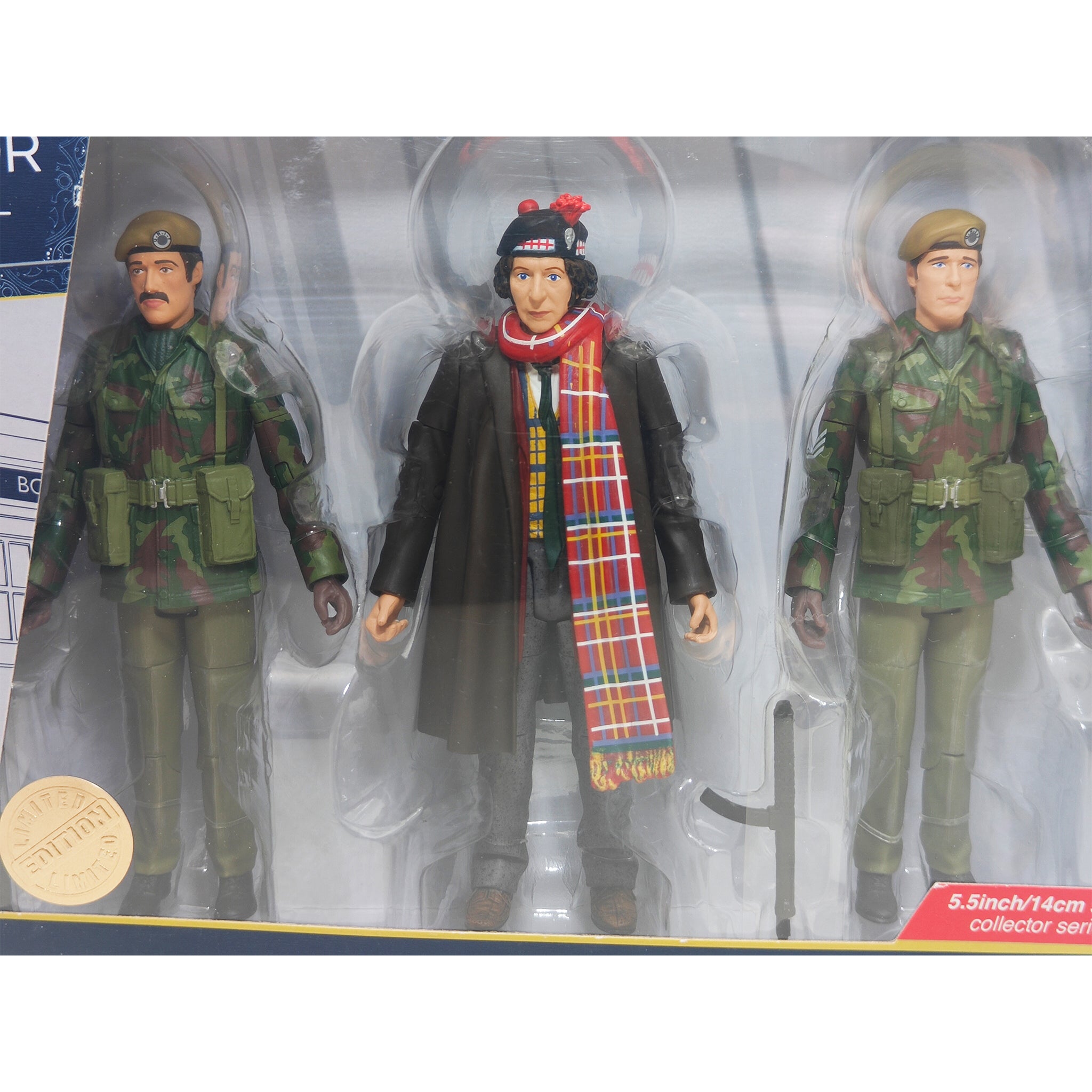 Doctor Who UNIT 1975 Terror Of The Zygons Character Options Action Figure Set 2018 14cm – Doctor Who, Character Options, 14 cm, 2018, pre-owned collector piece, Uncanny Collectibles Dublin Ireland