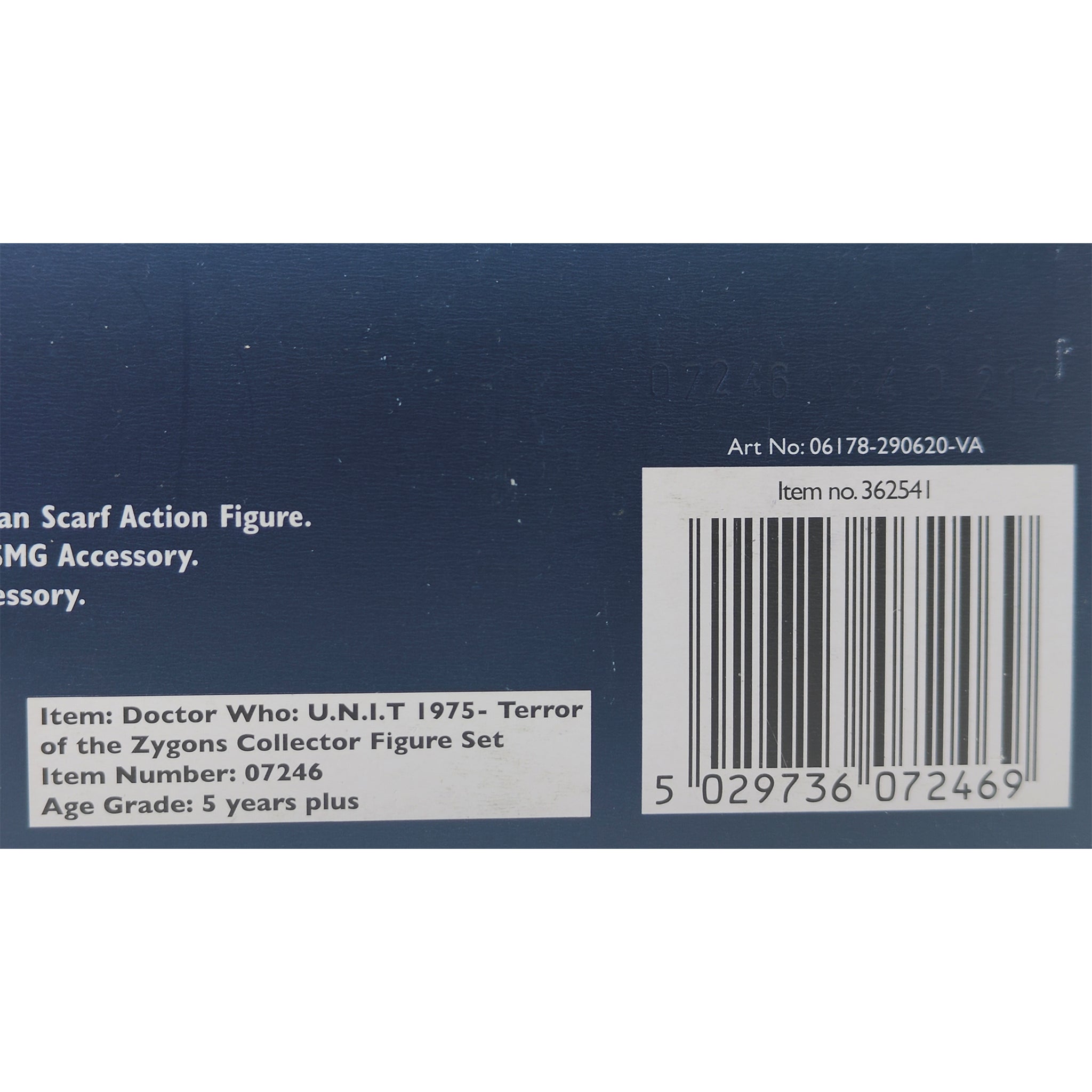 Doctor Who UNIT 1975 Terror Of The Zygons Character Options Action Figure Set 2018 14cm – Doctor Who, Character Options, 14 cm, 2018, pre-owned collector piece, Uncanny Collectibles Dublin Ireland